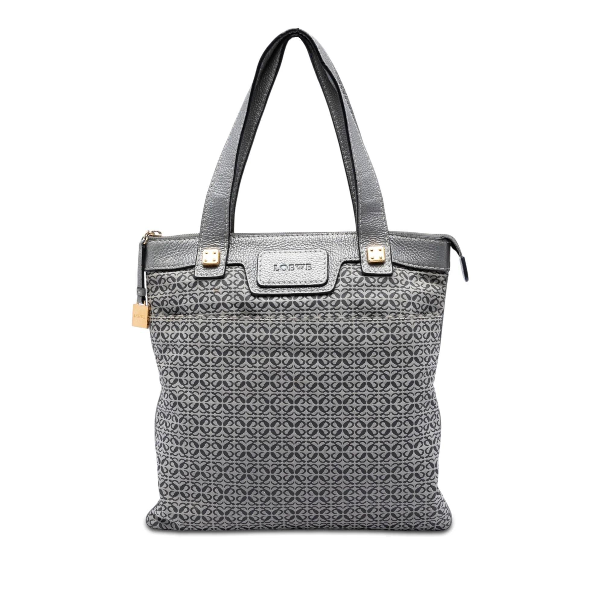 Anagram leather tote