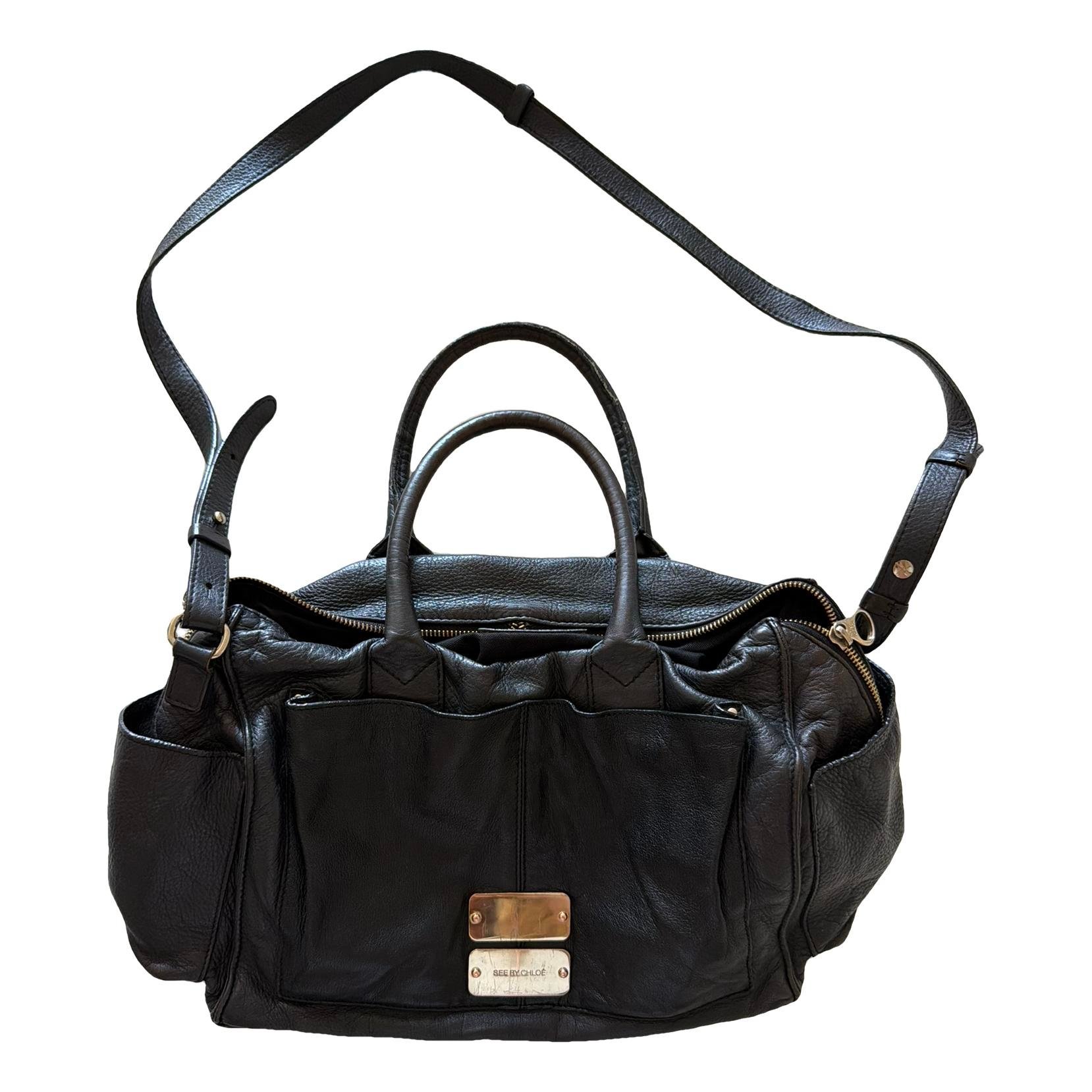 Leather handbag