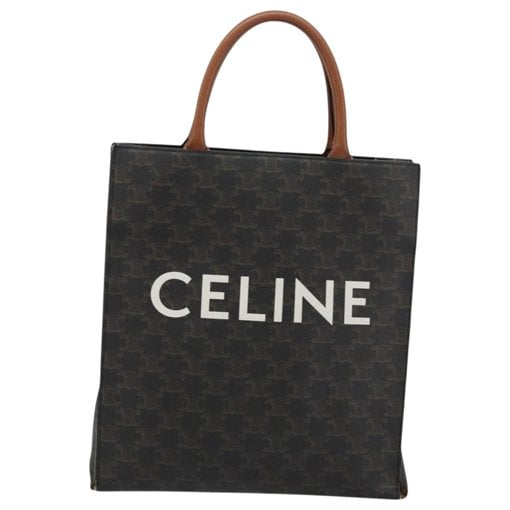 Triomphe leather tote