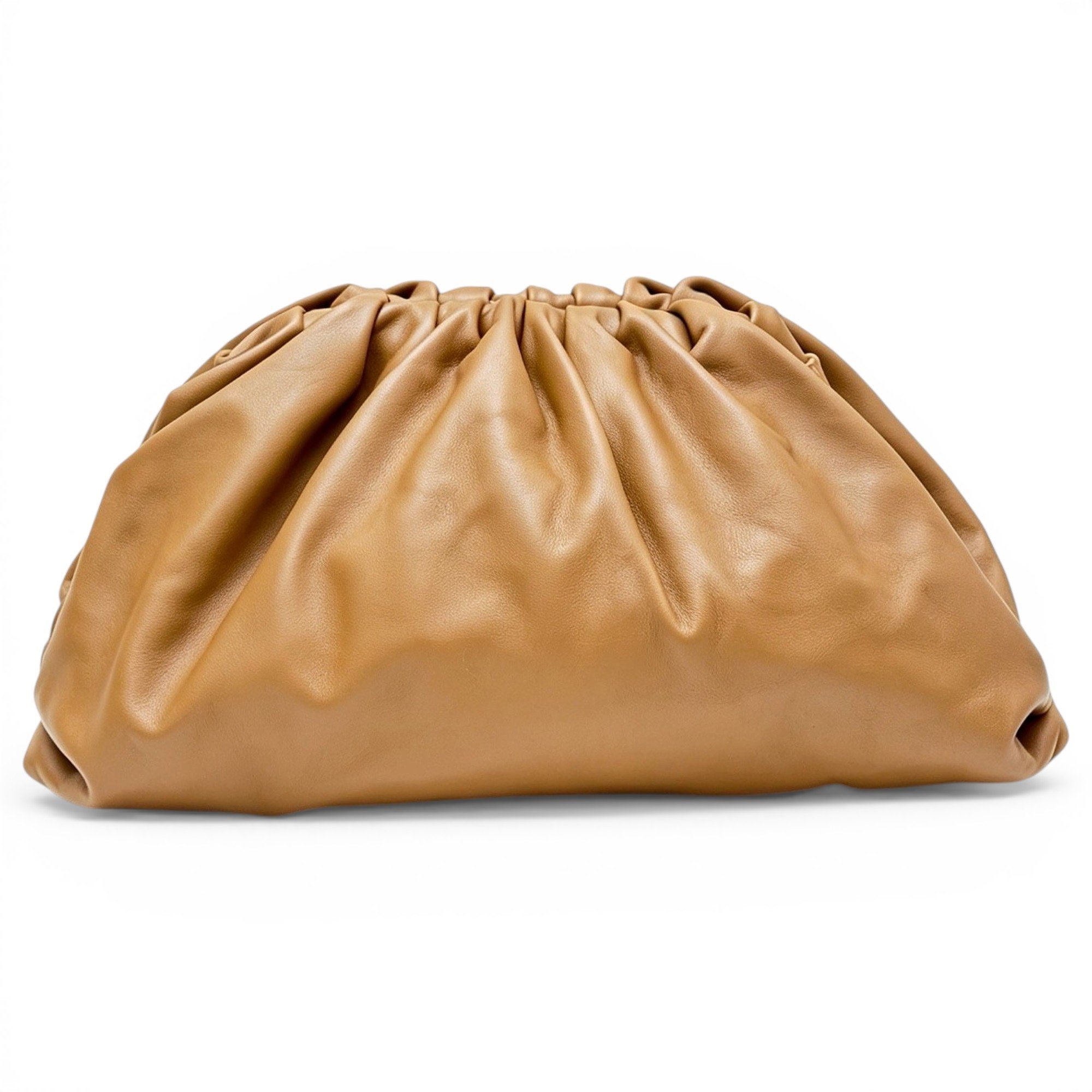 Pouch leather clutch bag