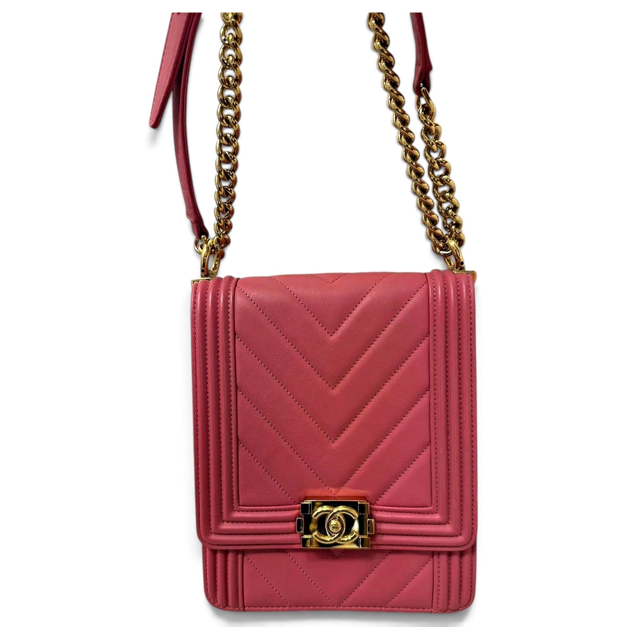 Boy leather crossbody bag