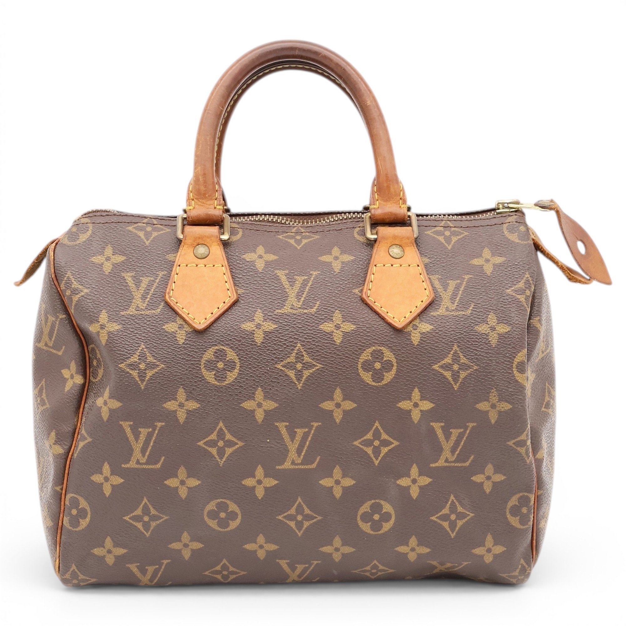 Speedy leather handbag