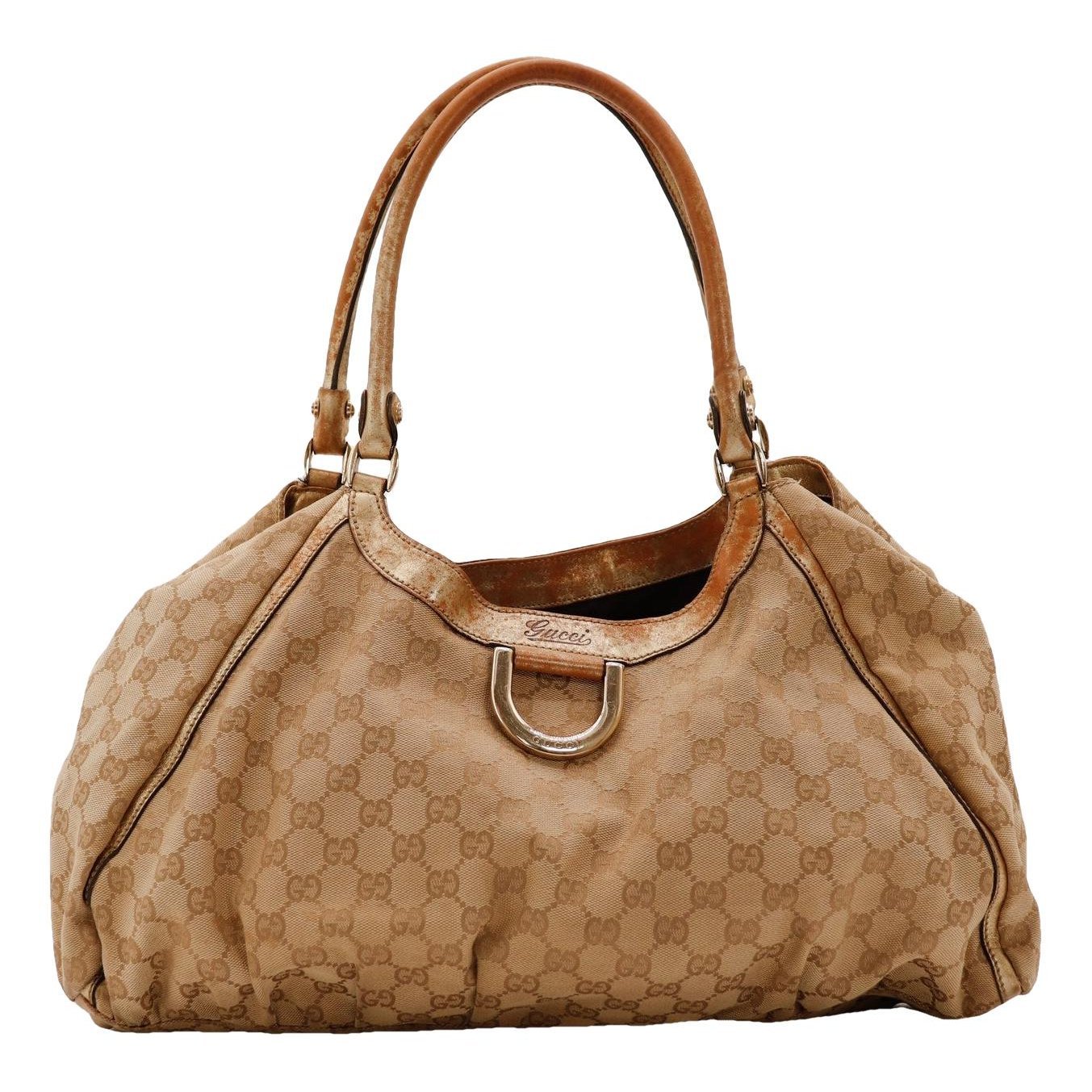 D-Ring leather handbag
