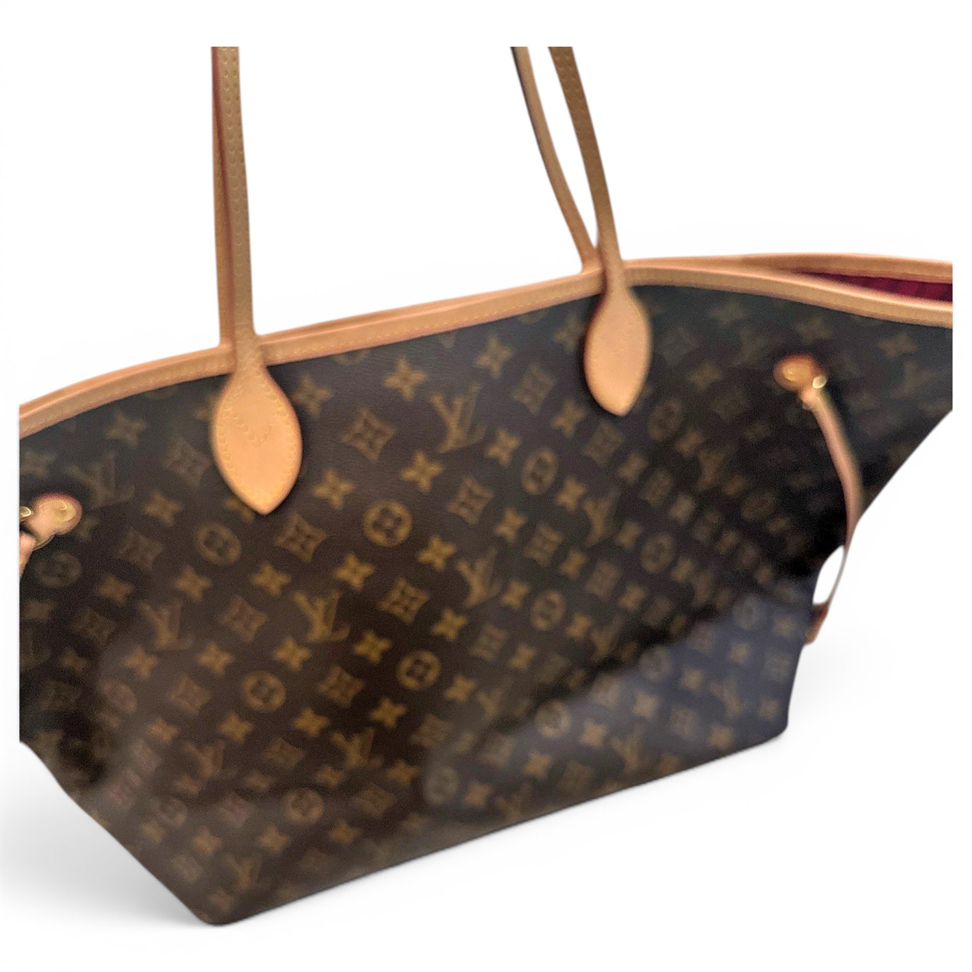 Neverfull leather tote