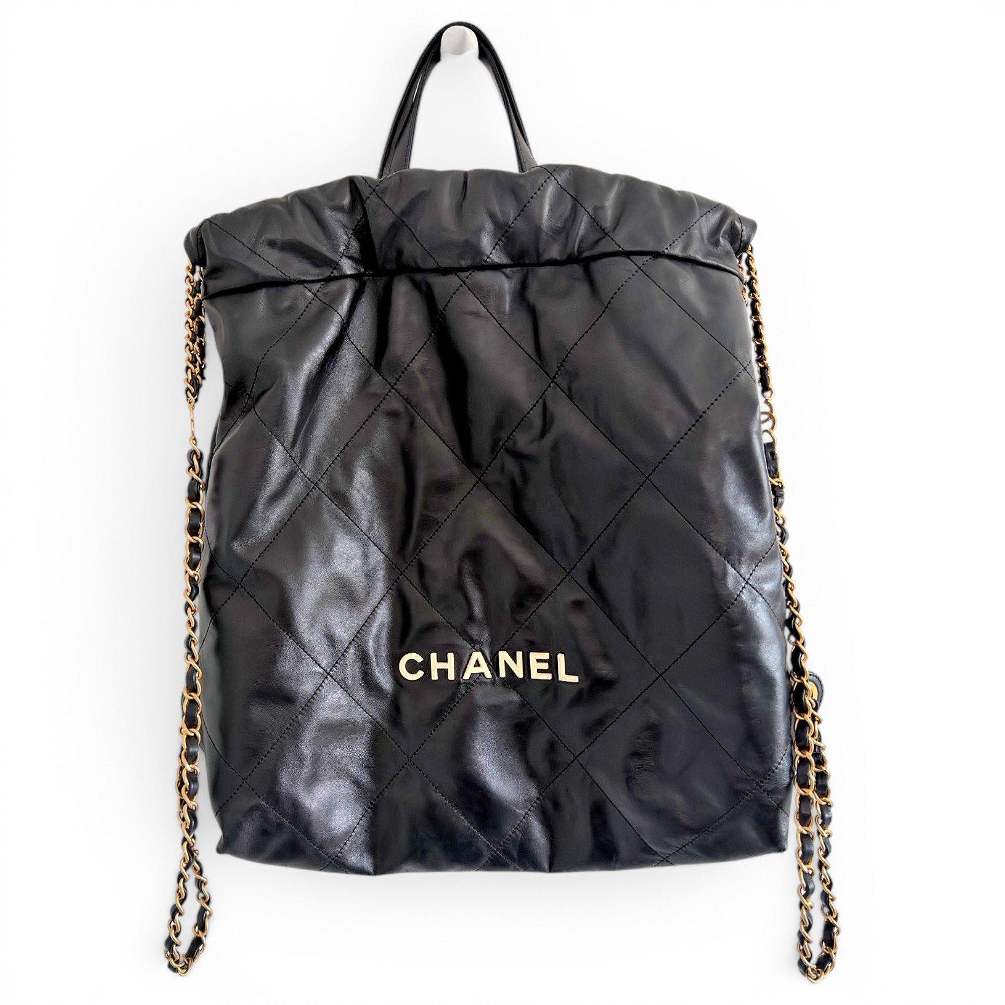 Chanel 22 leather backpack