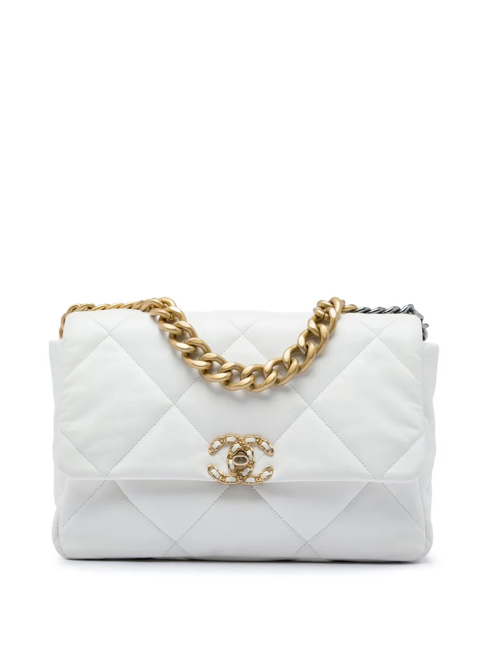 2021-2026 Large Lambskin 19 Flap satchel