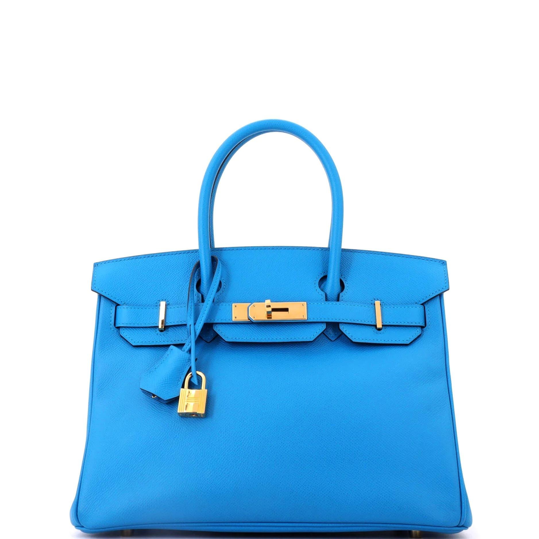 Hermes Birkin 30 leather handbag