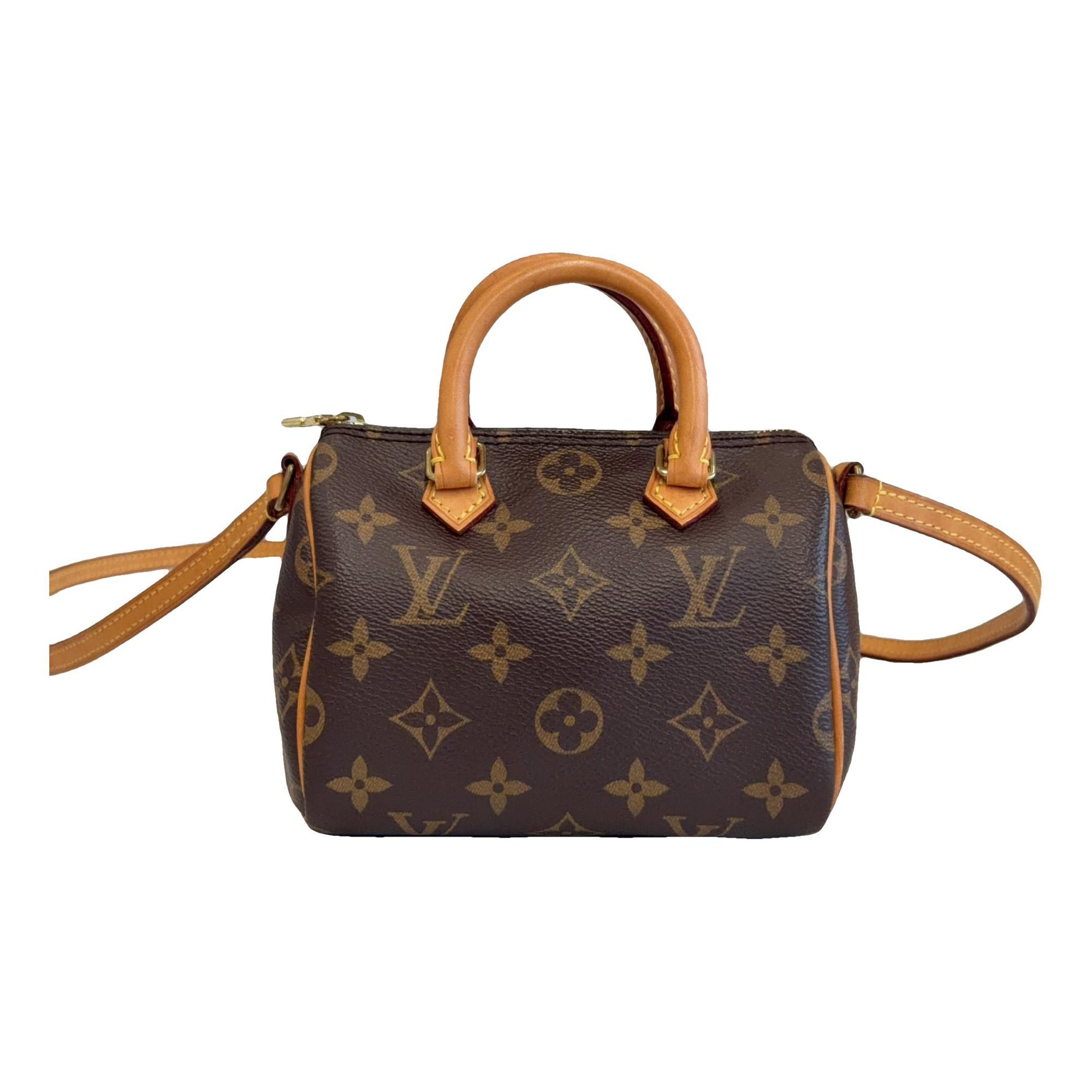 Nano Speedy / Mini HL leather handbag