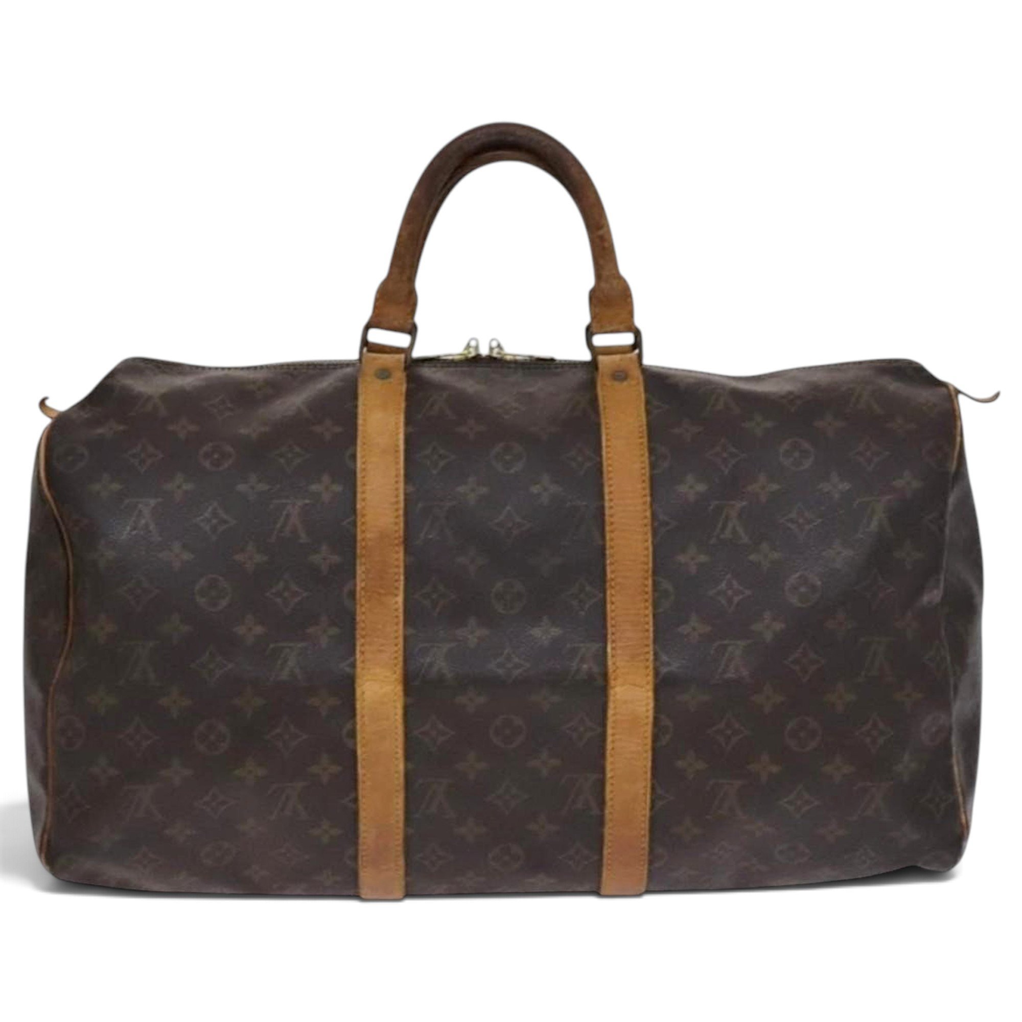 Leather bowling bag