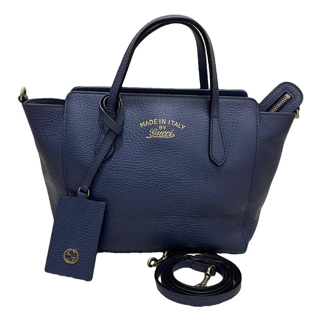 Swing leather tote