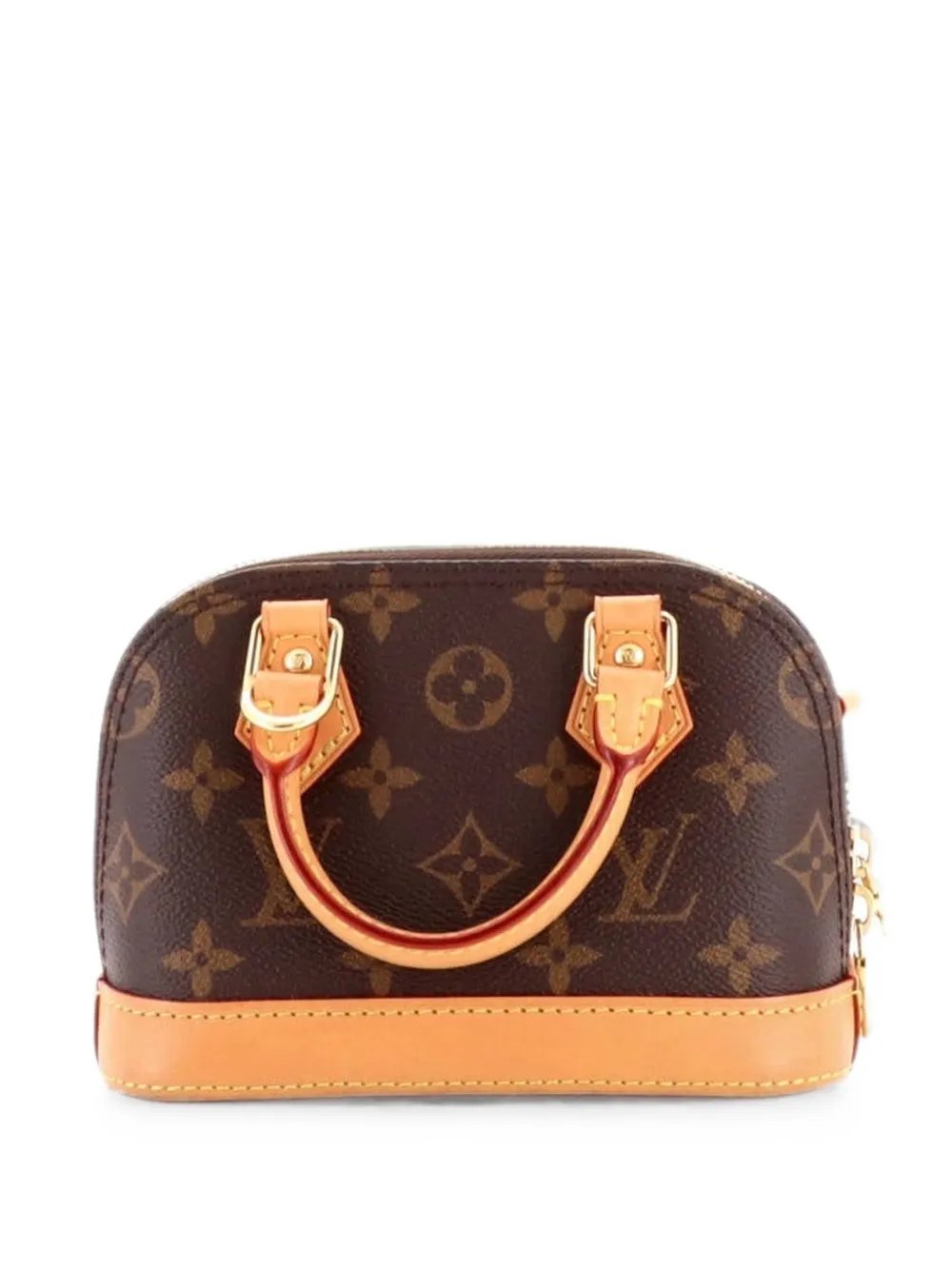 Alma Handbag Monogram Canvas Nano satchel