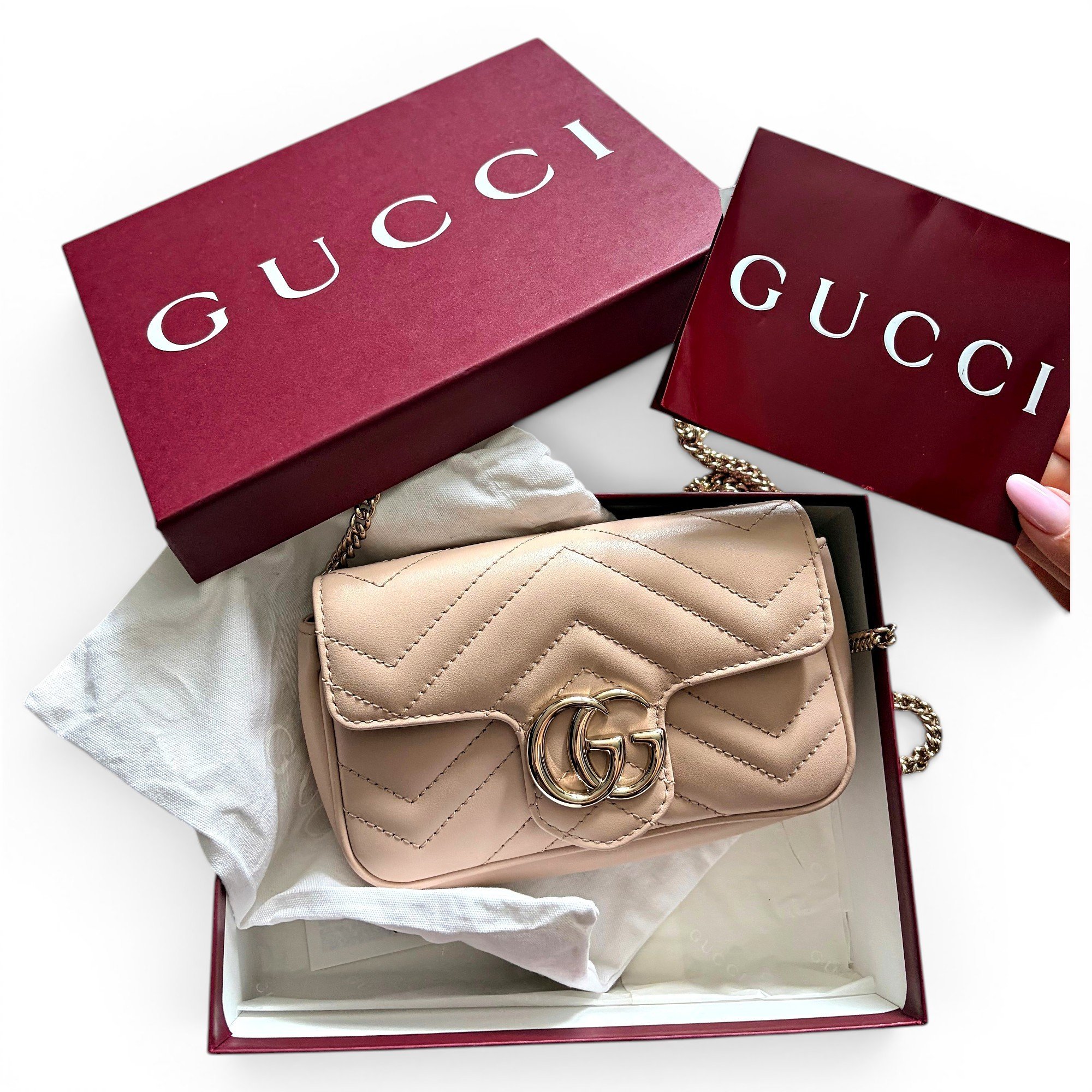 Leather handbag
