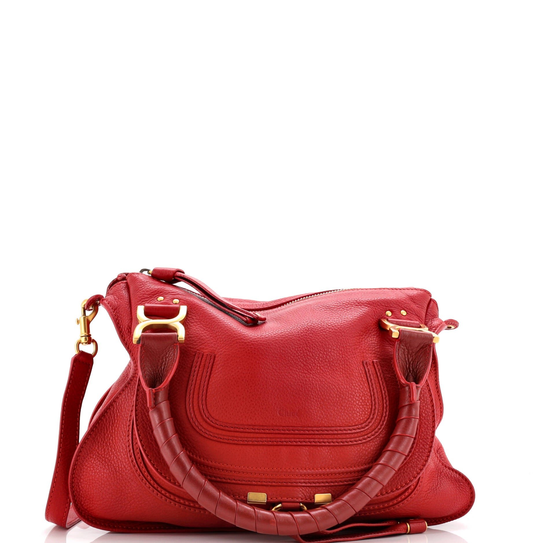 Chloe Marcie Satchel Leather Medium