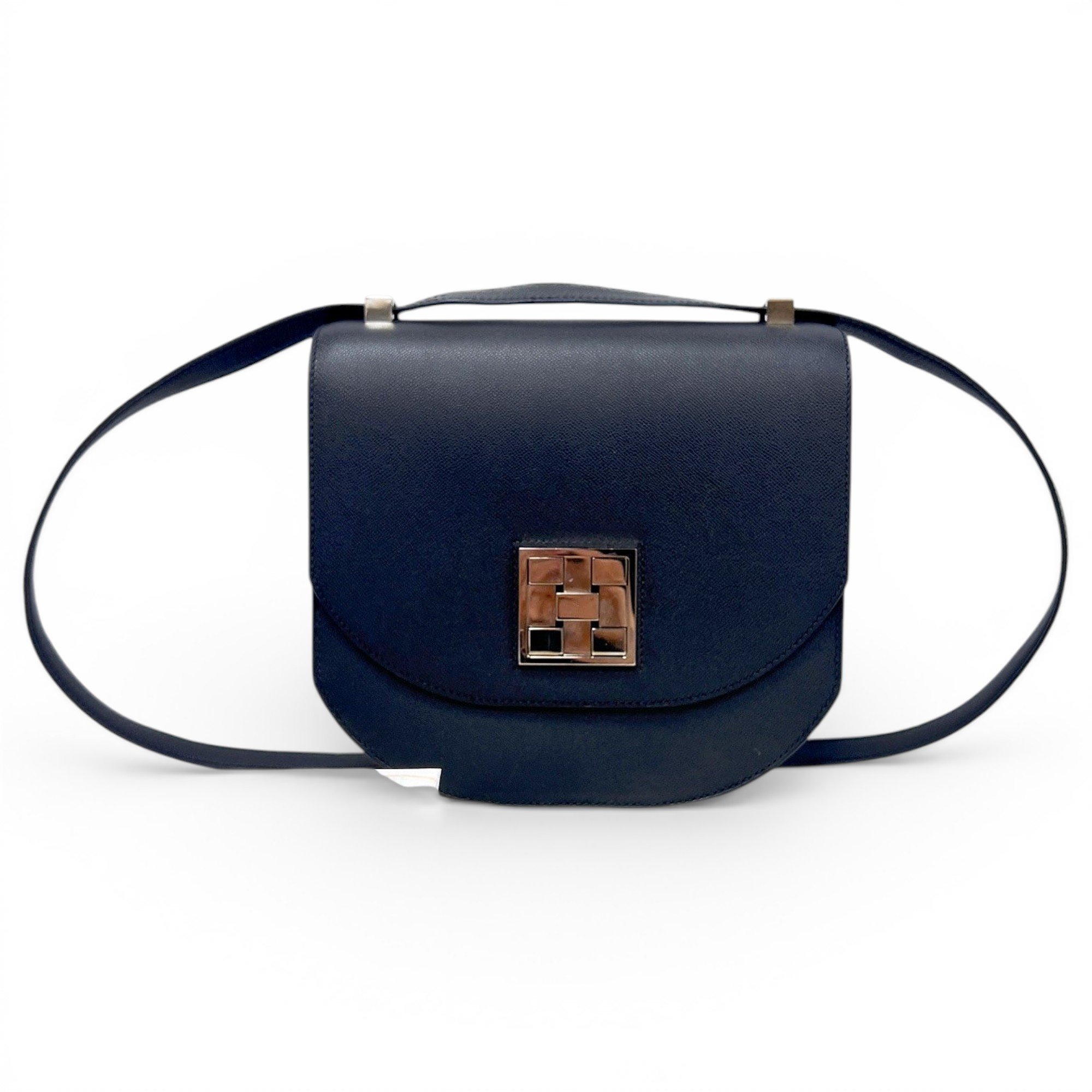 Mosaïque leather handbag