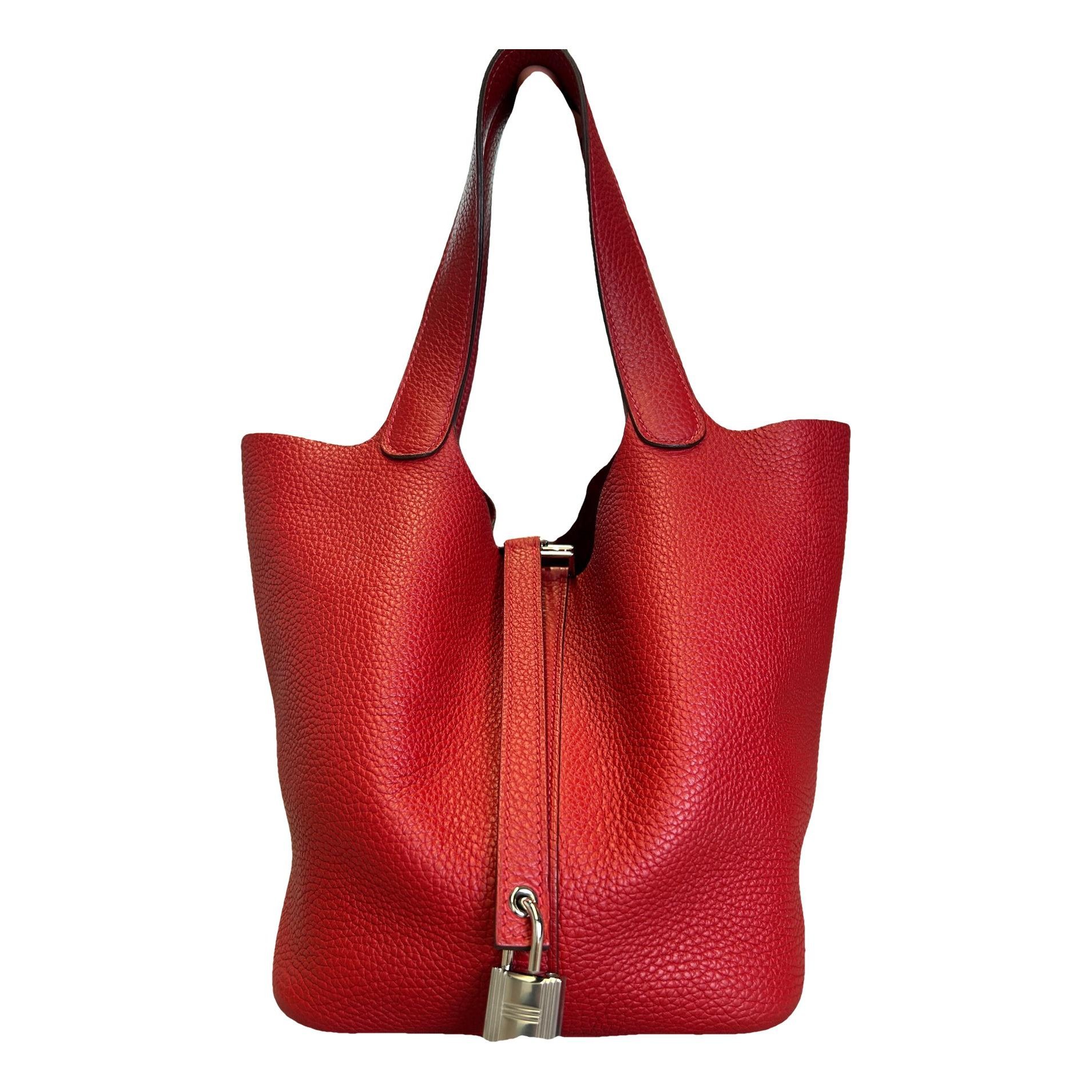 Picotin leather handbag
