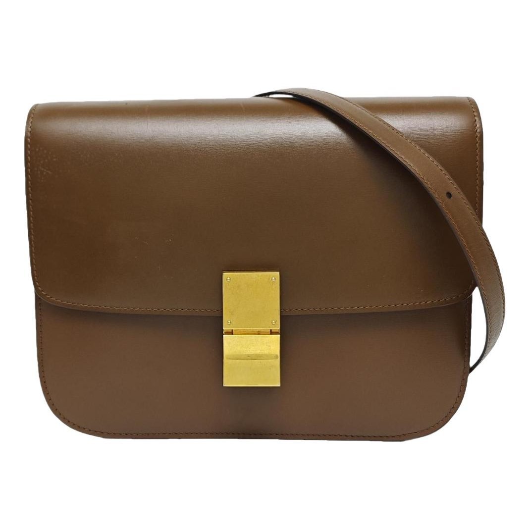 Classic leather handbag