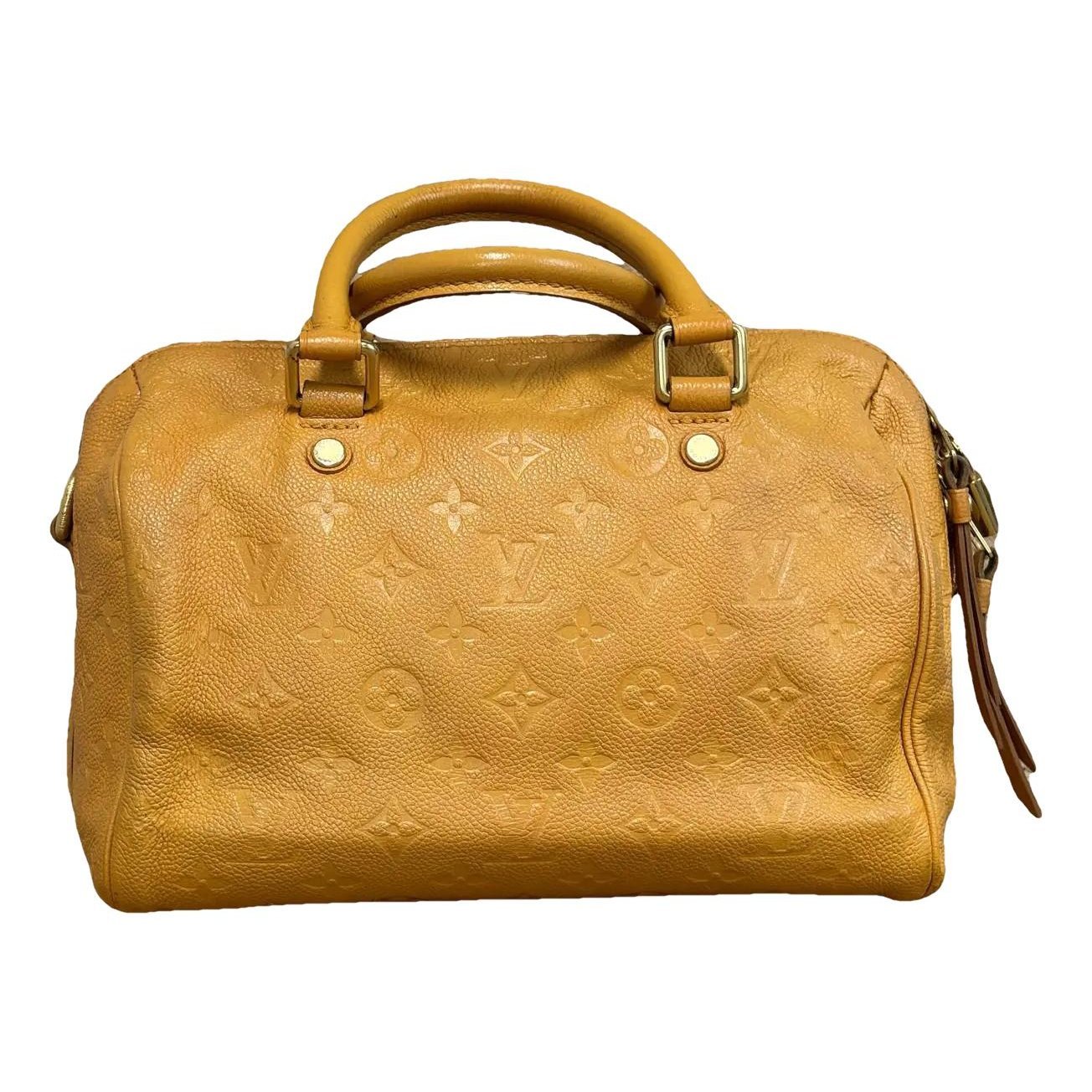 Speedy leather handbag