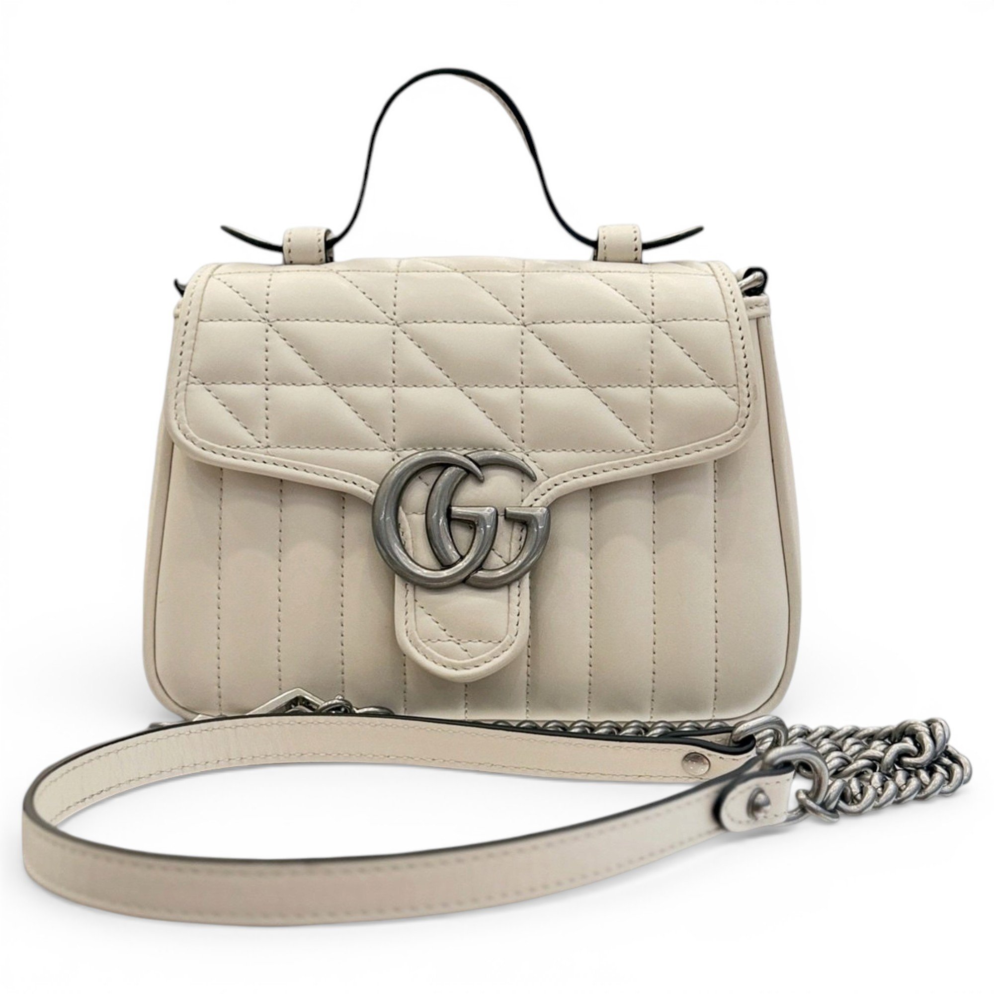 GG Marmont Flap leather handbag