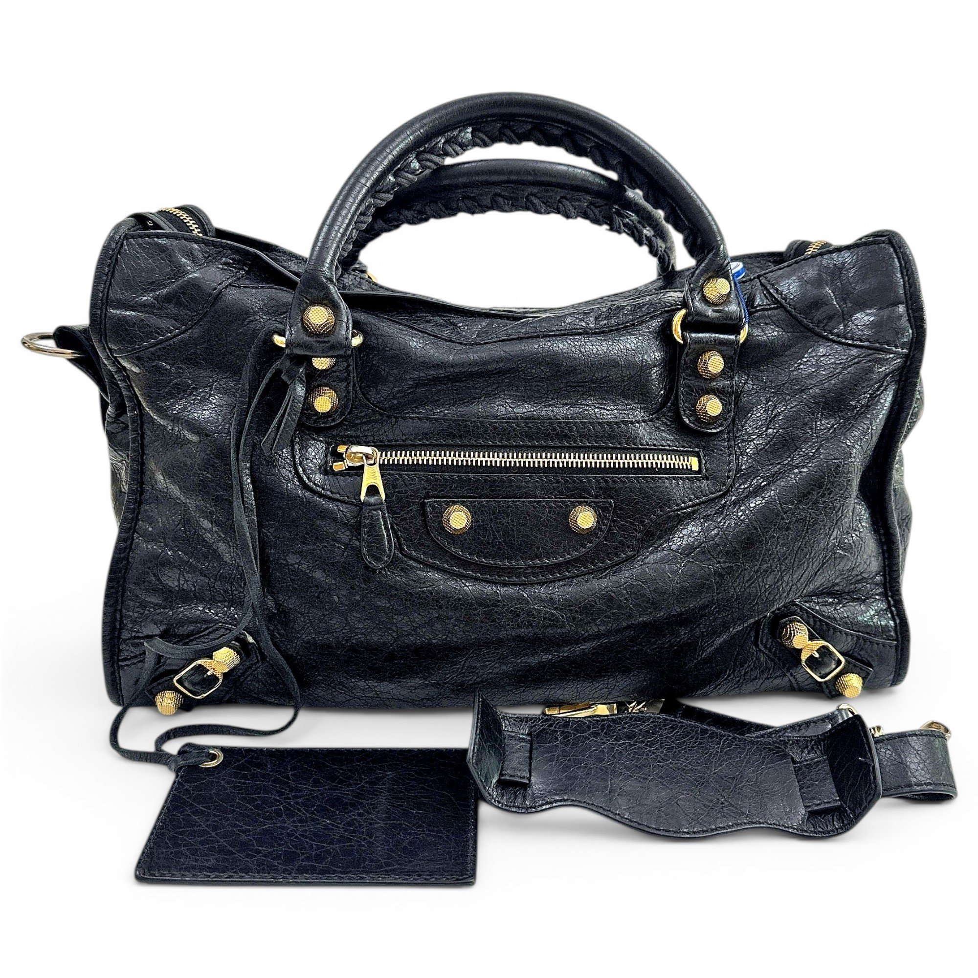 Leather handbag