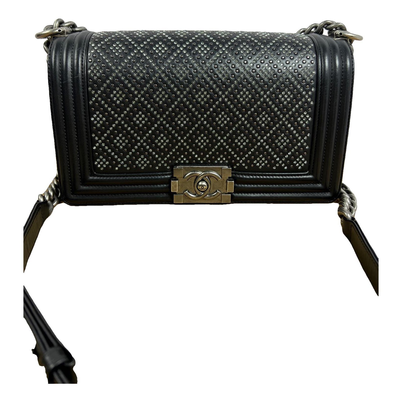 Boy leather crossbody bag
