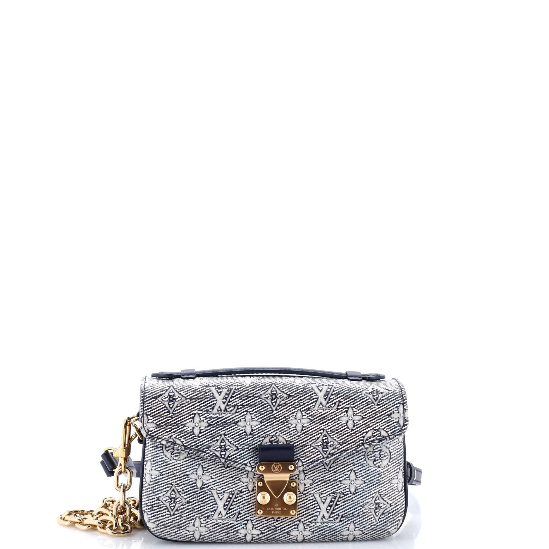 Pochette Metis Monoglam Jacquard Canvas East West