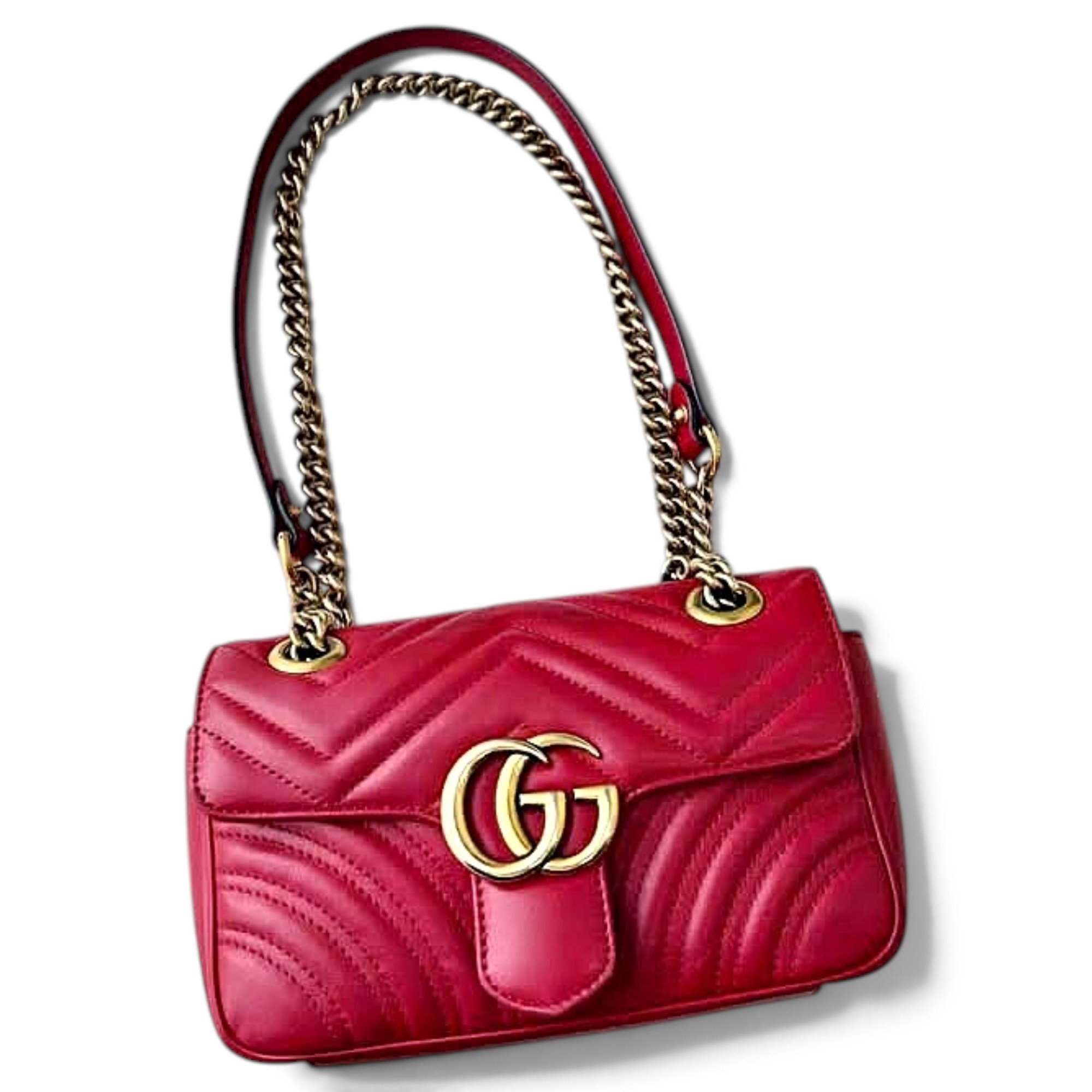 GG Marmont Flap leather crossbody bag