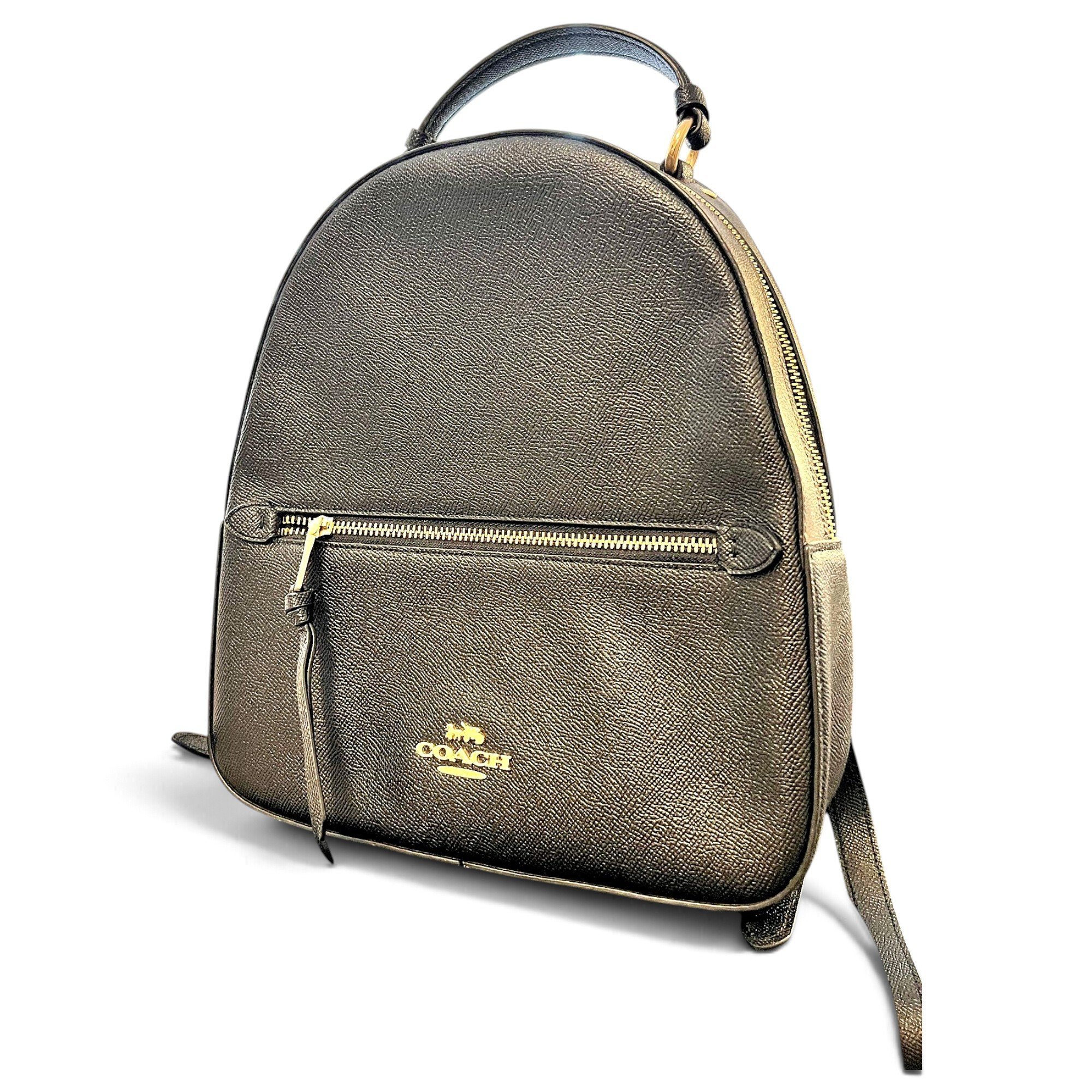Campus leather backpack