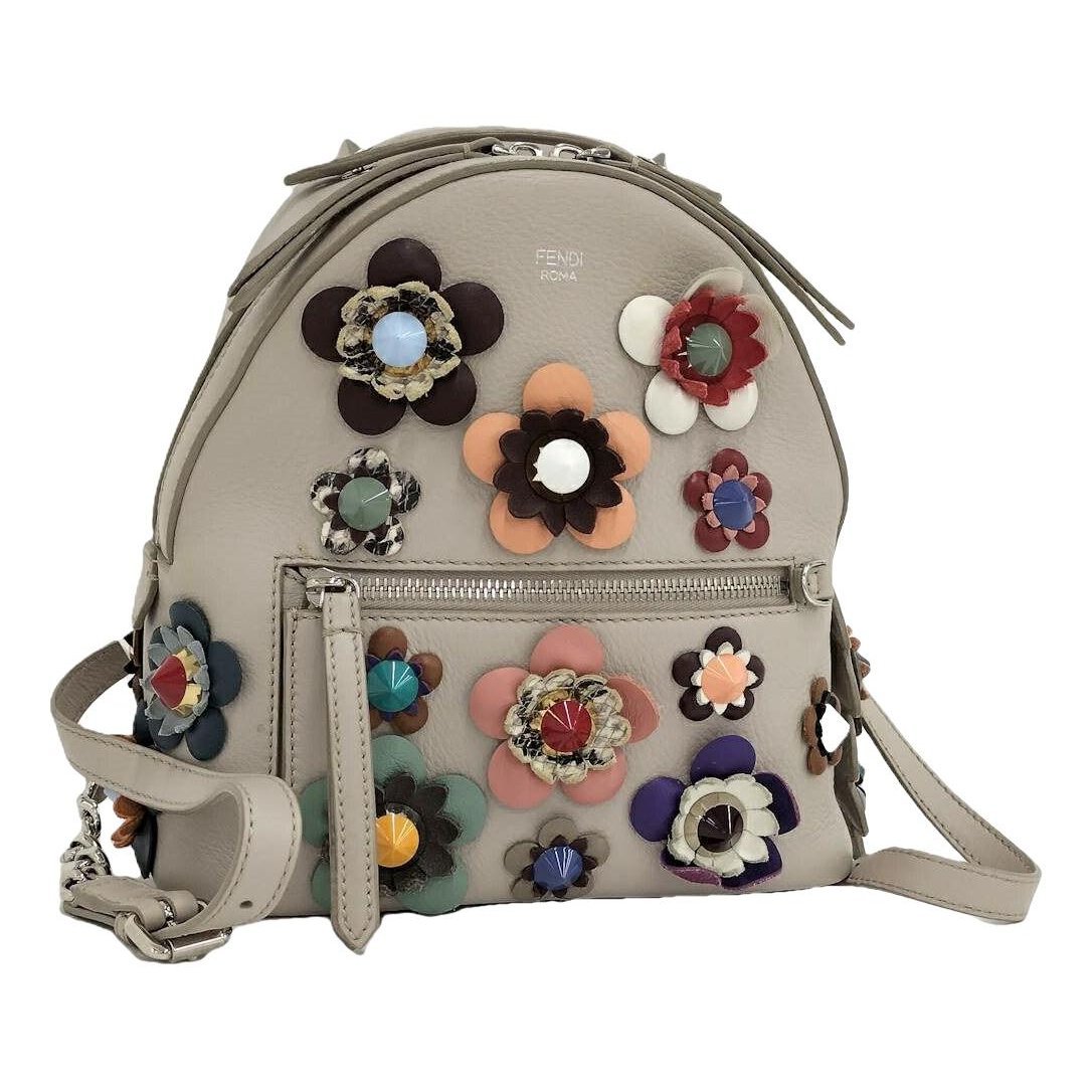 Leather backpack
