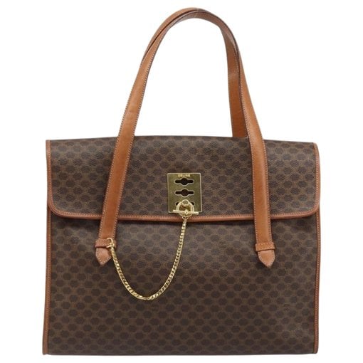 Leather tote