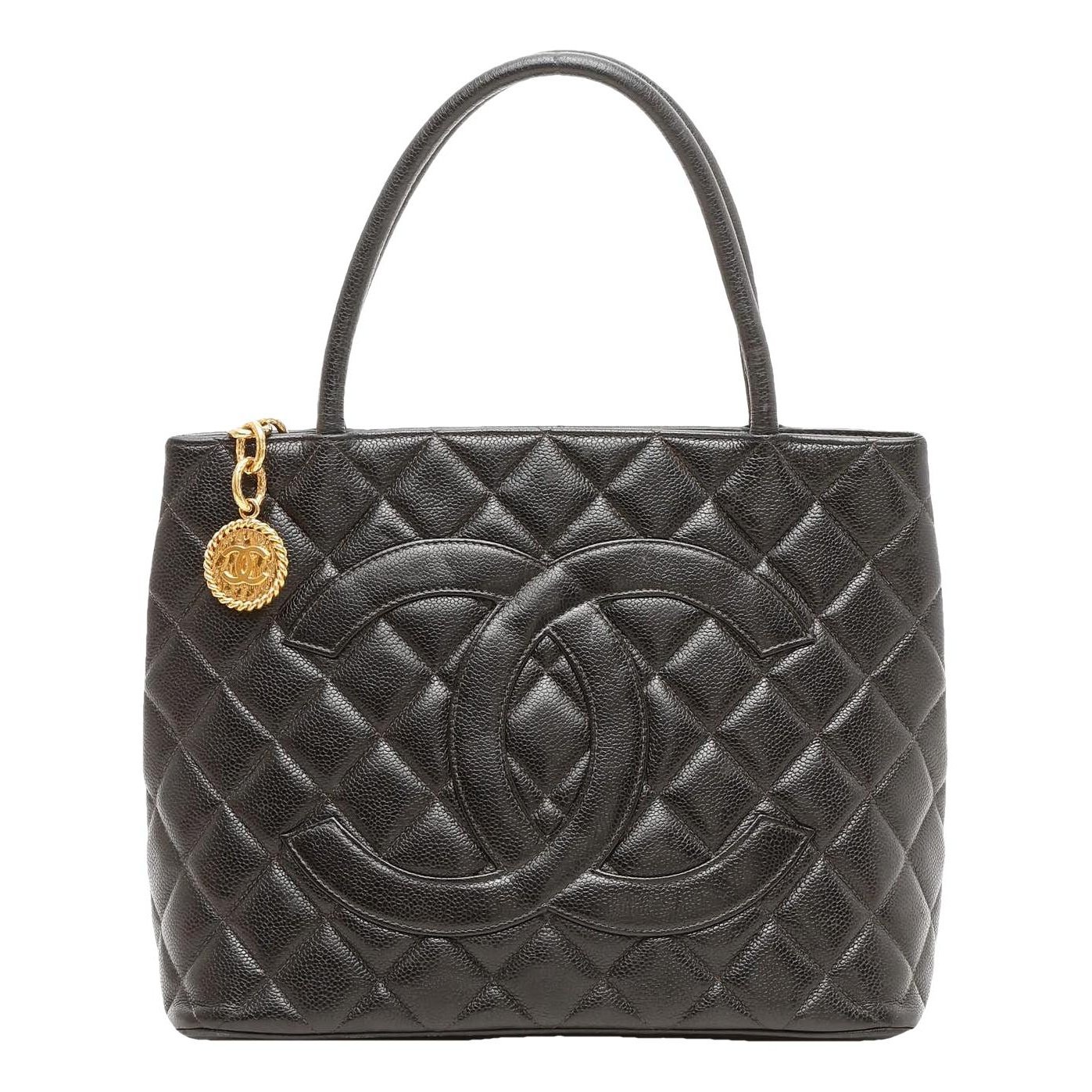 Médaillon leather tote