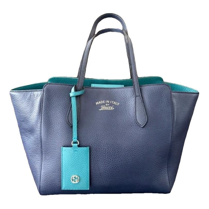Swing leather tote