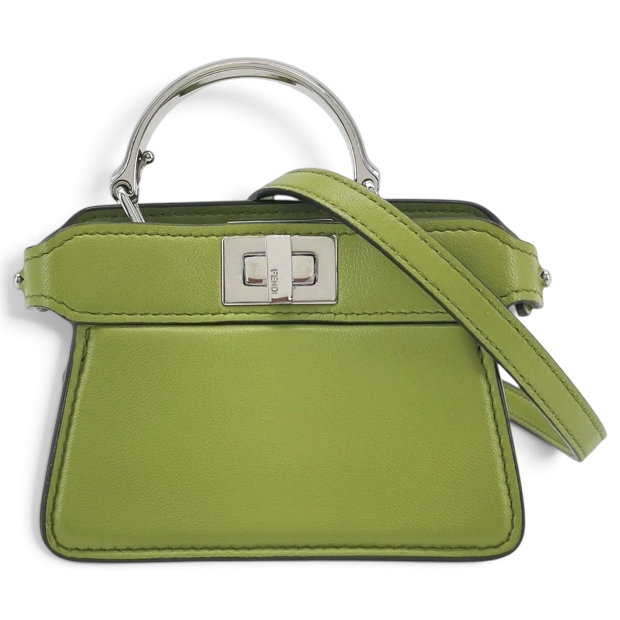 Peekaboo leather handbag