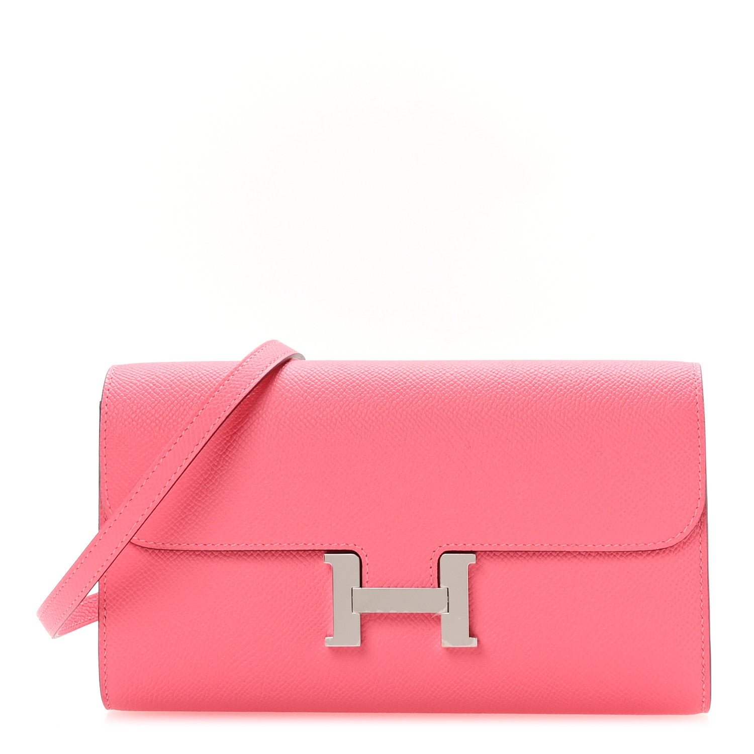 Hermes Epsom Constance Wallet To Go Rose Azalee
