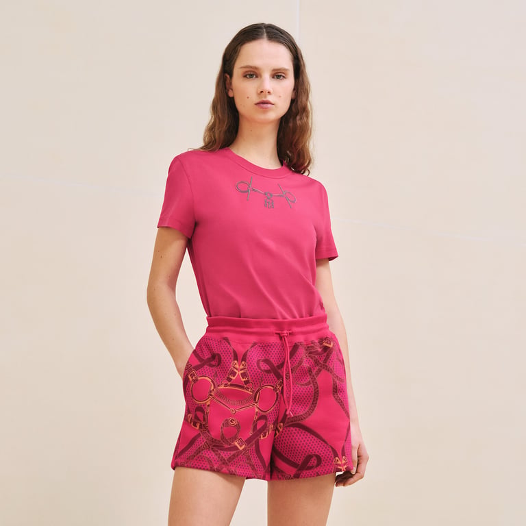 "Eperon d'or Bandana" shorts