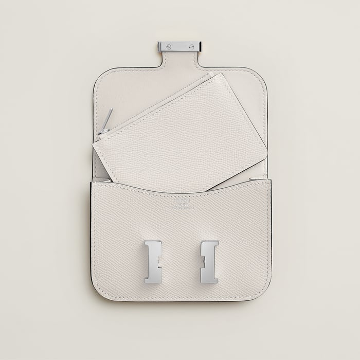 Gris Pâle Constance Slim Wallet