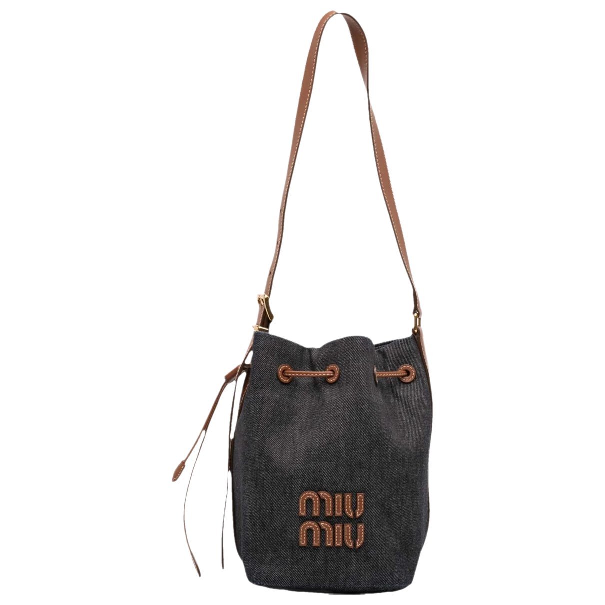 Miu Logo cloth bag