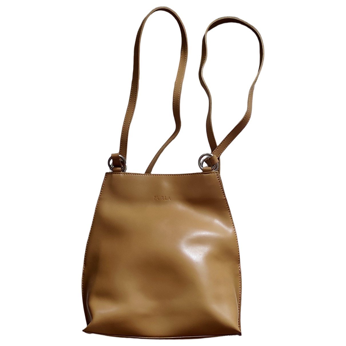 Leather backpack