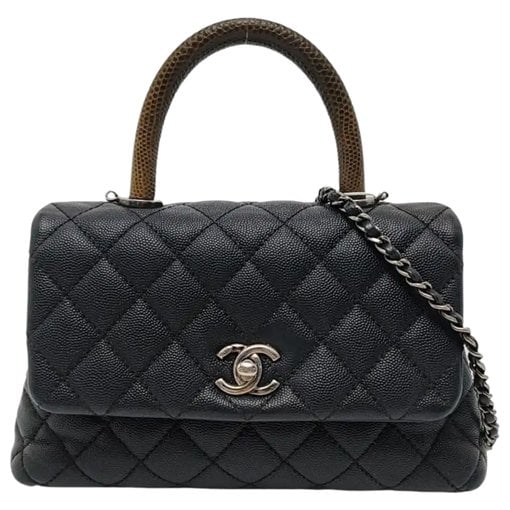 Coco Handle leather handbag