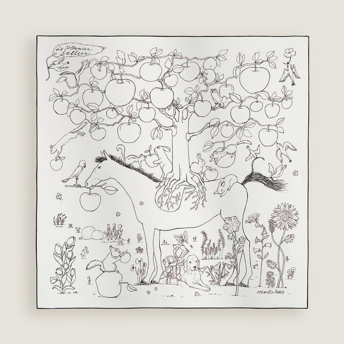Le Pommier Sellier Scarf 90
