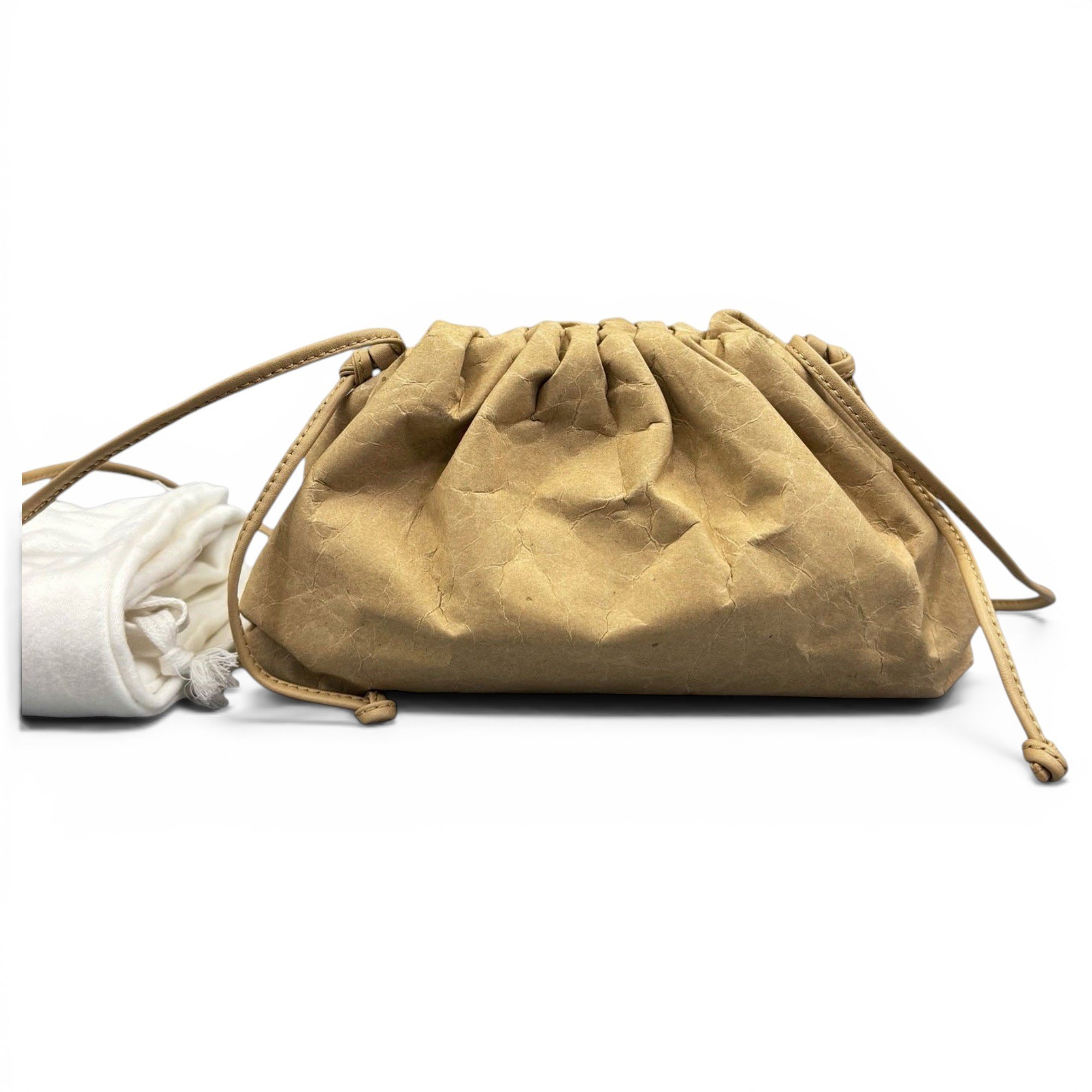 Pouch leather handbag