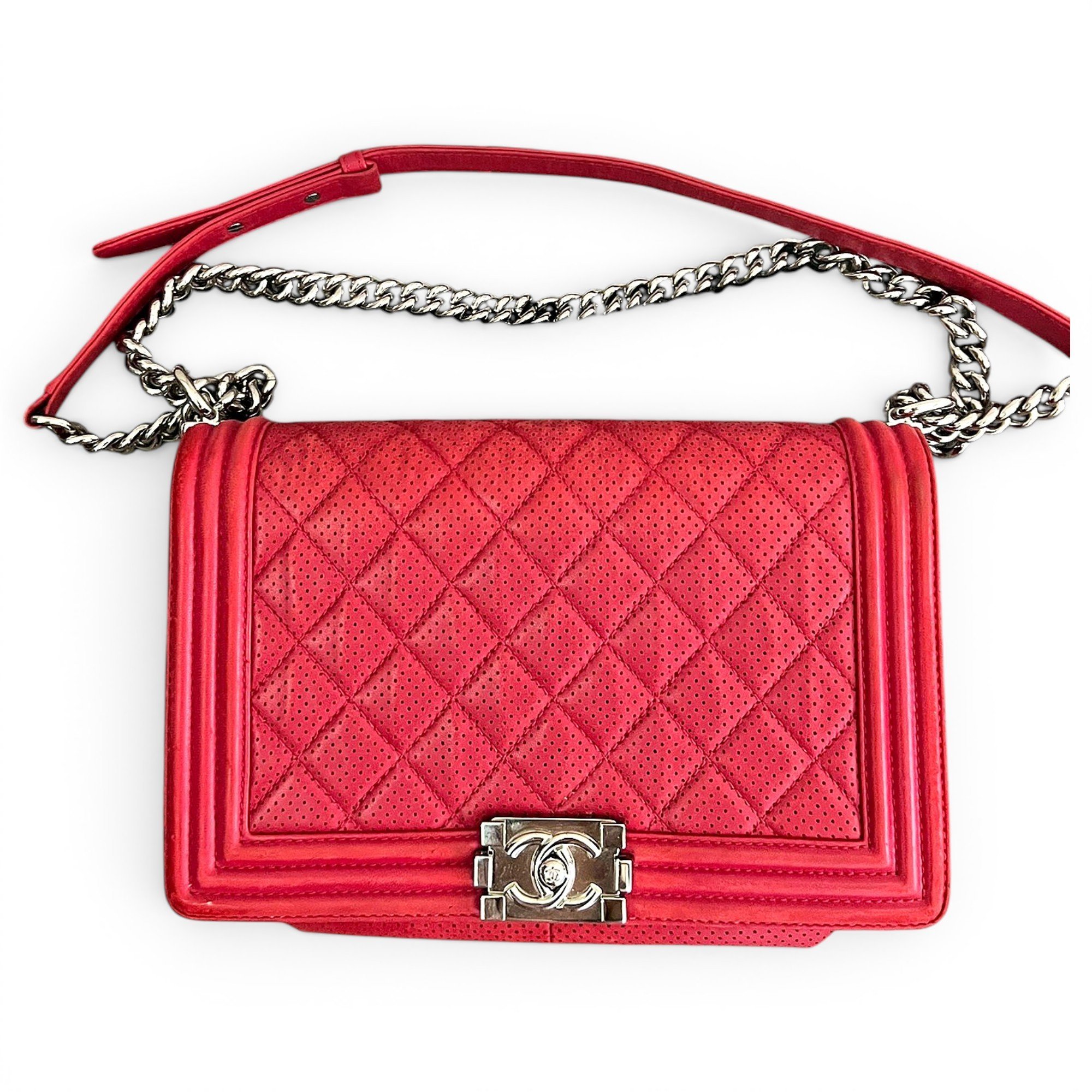 Boy leather crossbody bag