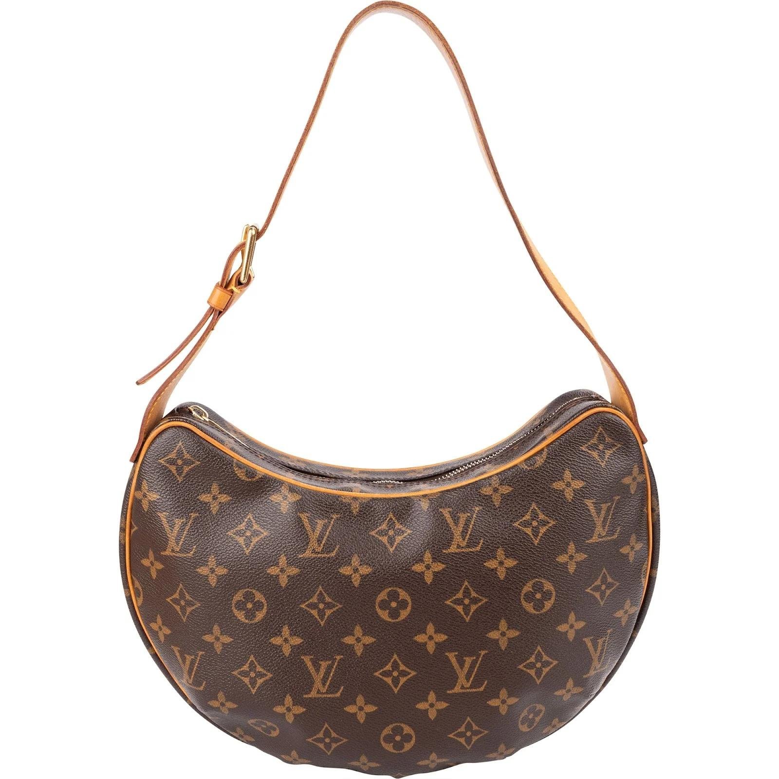 Croissant leather handbag