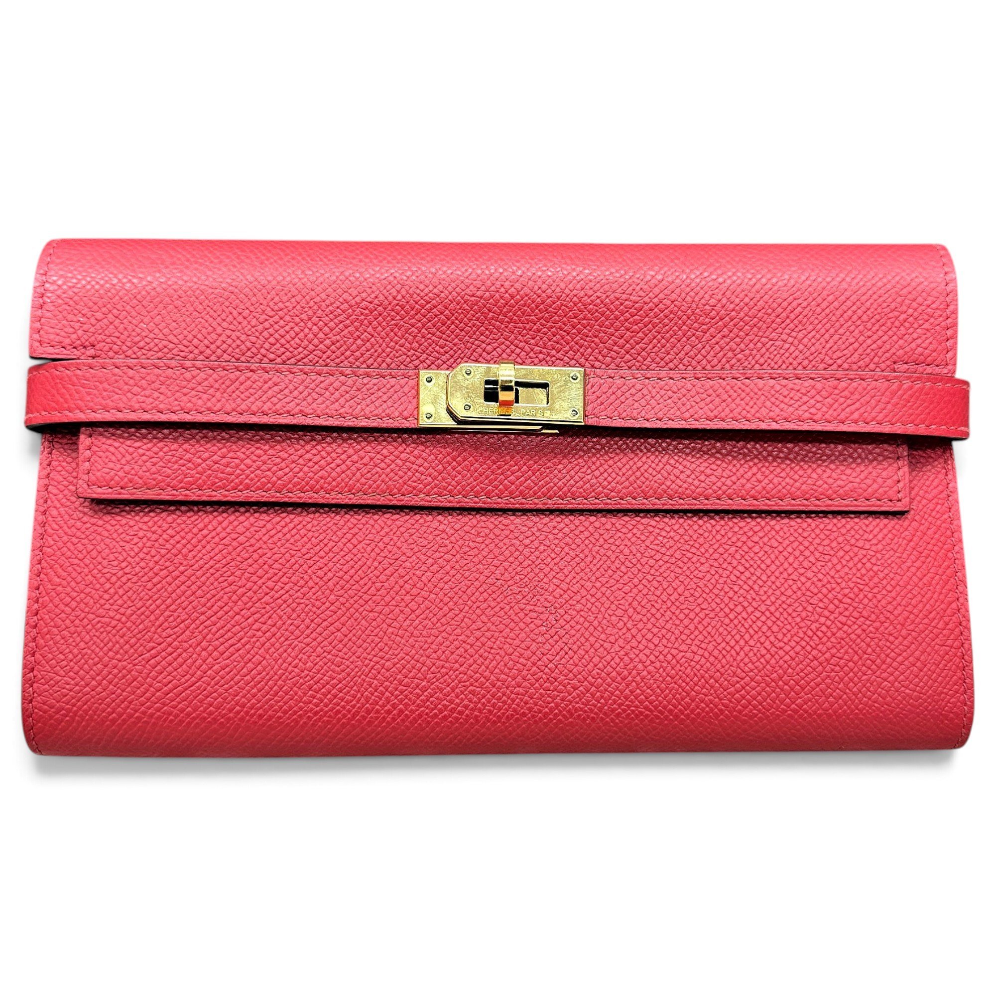 Kelly to go leather clutch bag
