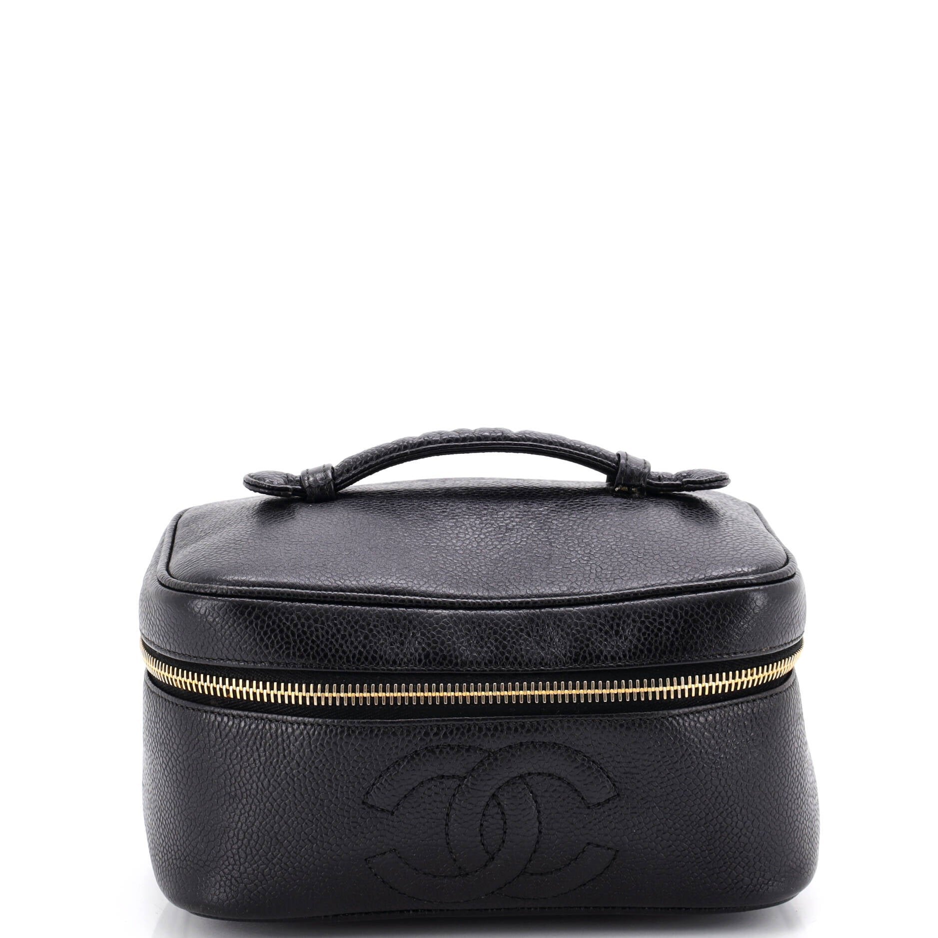 Vintage Timeless Cosmetic Case Caviar Small
