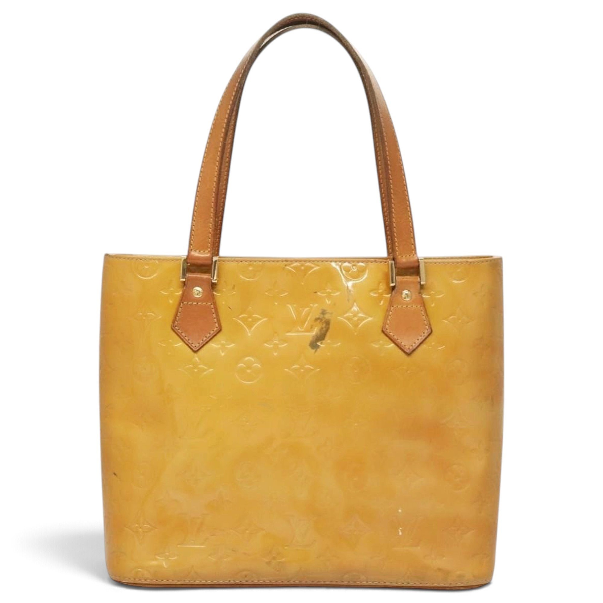 Houston patent leather handbag