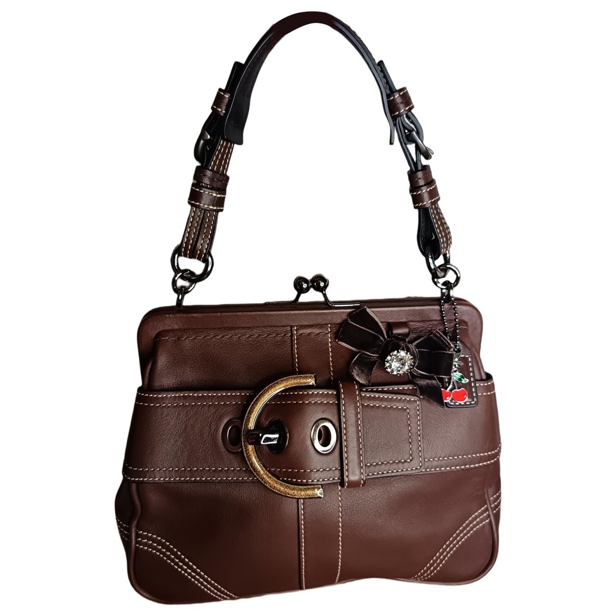 Leather handbag