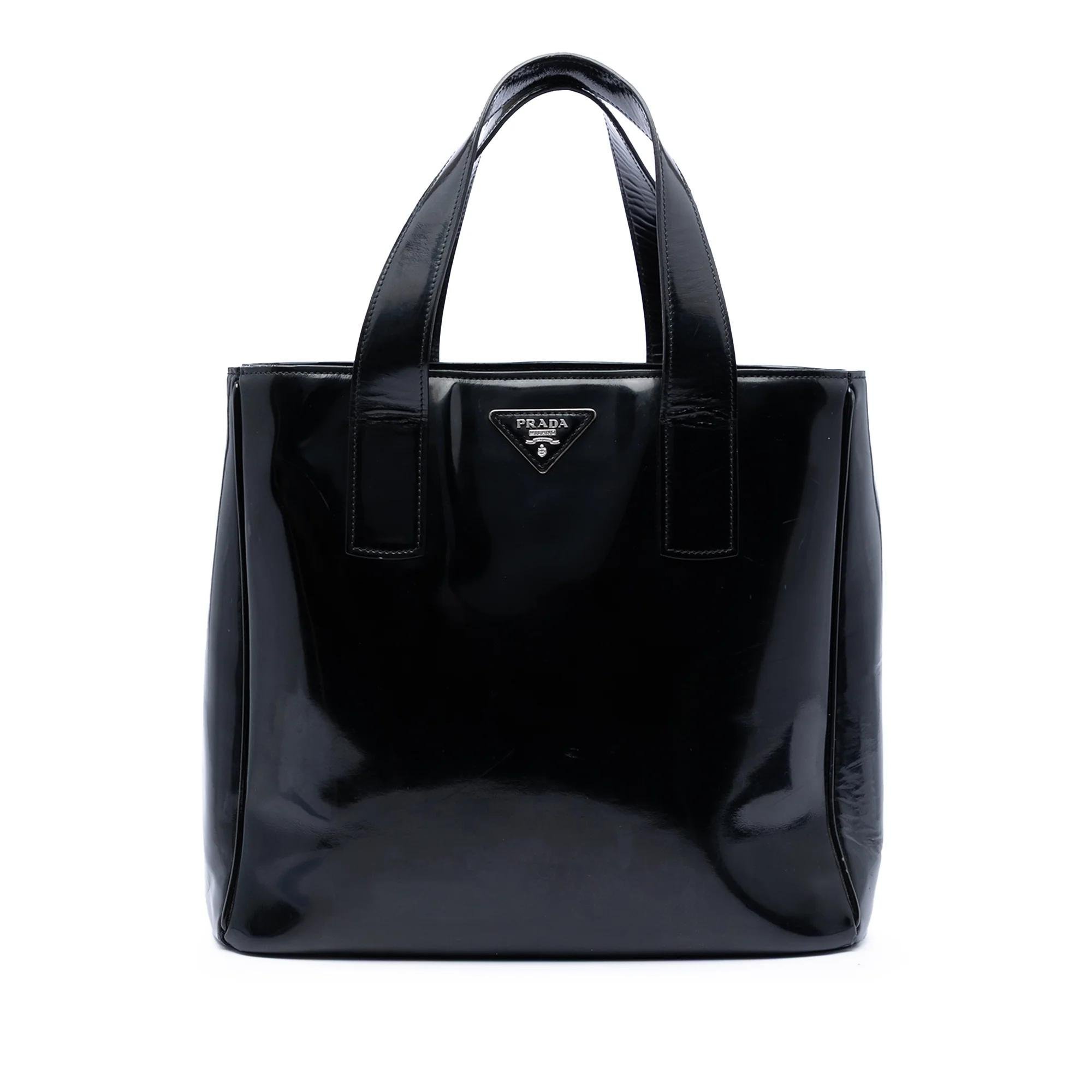 Leather tote