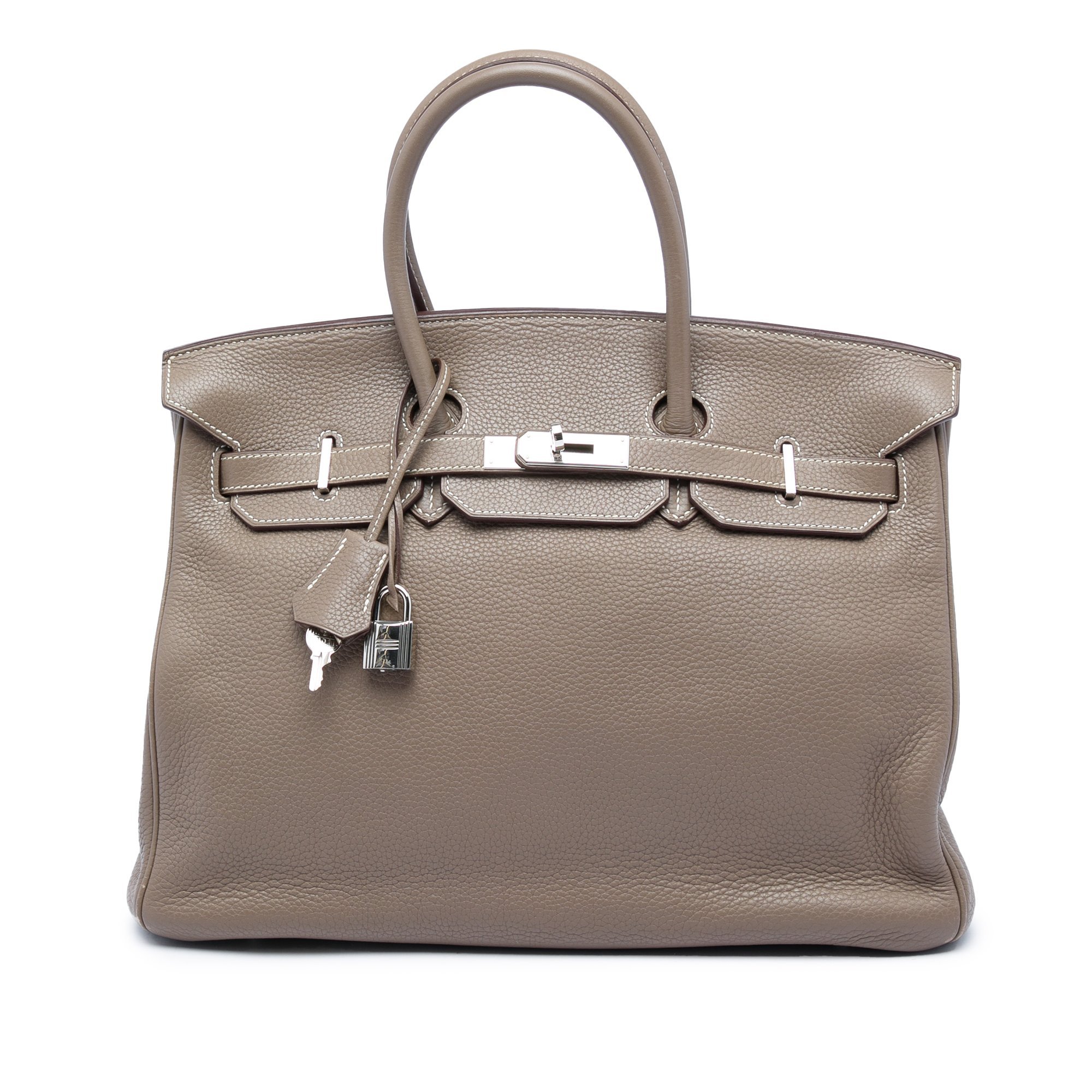 Birkin 35 leather handbag
