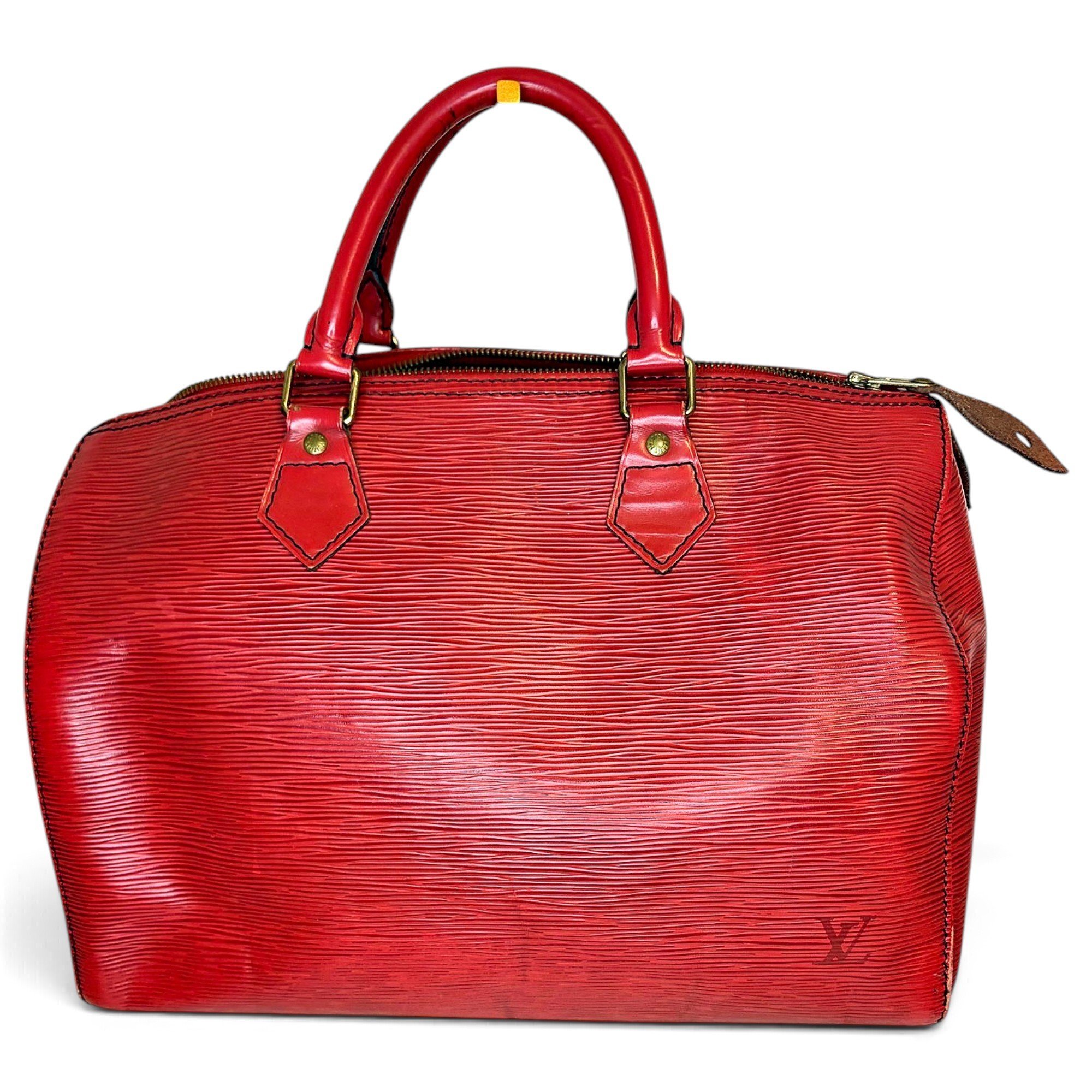 Speedy leather handbag