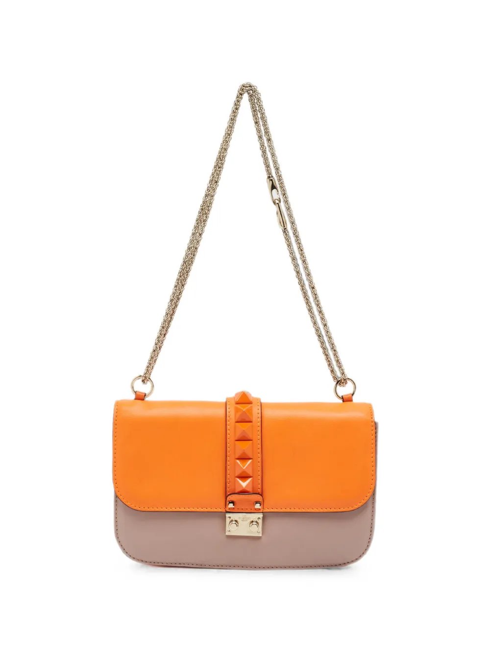 medium Glam Lock Rockstud shoulder bag